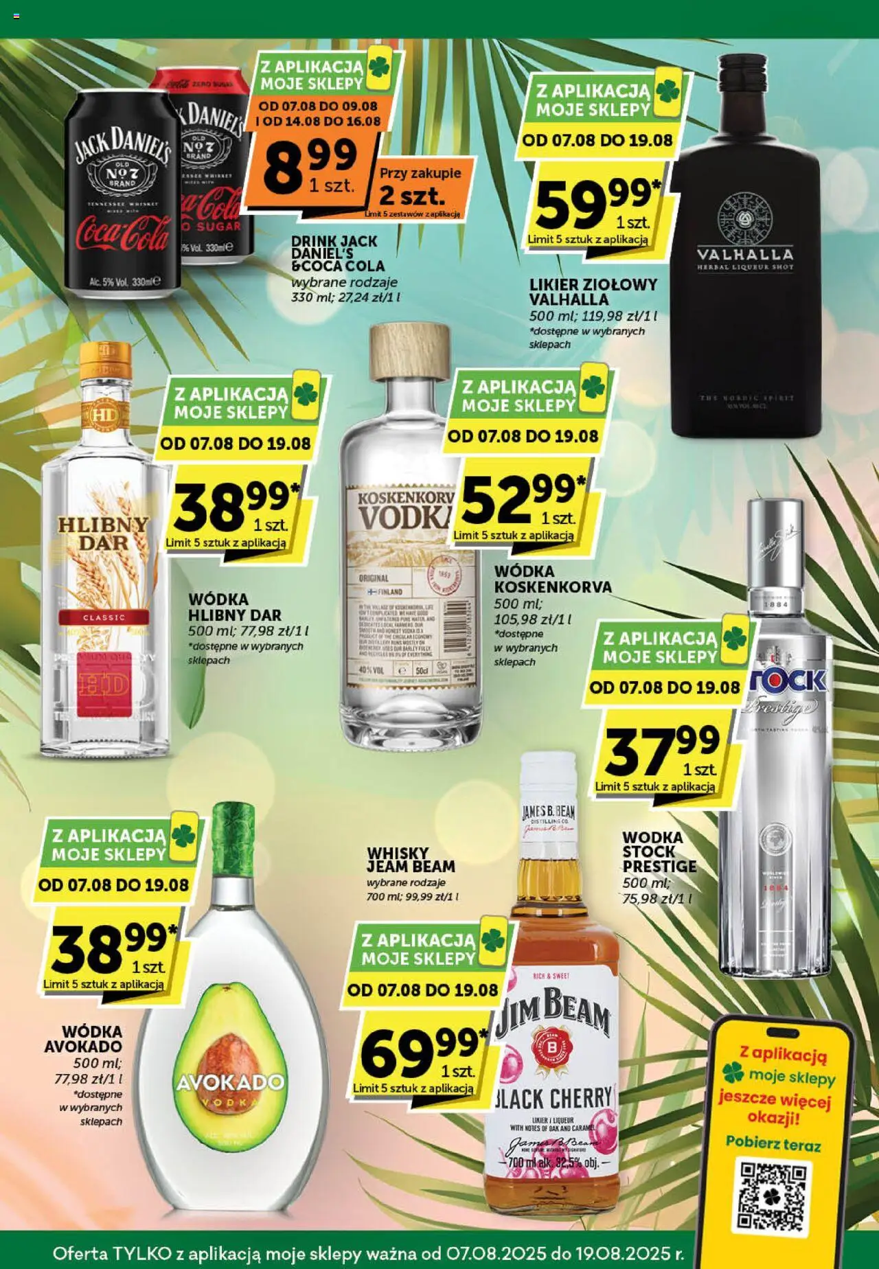 Euro Sklep Gazetka - Katalog Alkoholowy od 07.08.2025 | Strona: 5 | Produkty: Likier ziołowy, Jim Beam, Wódka, Whisky