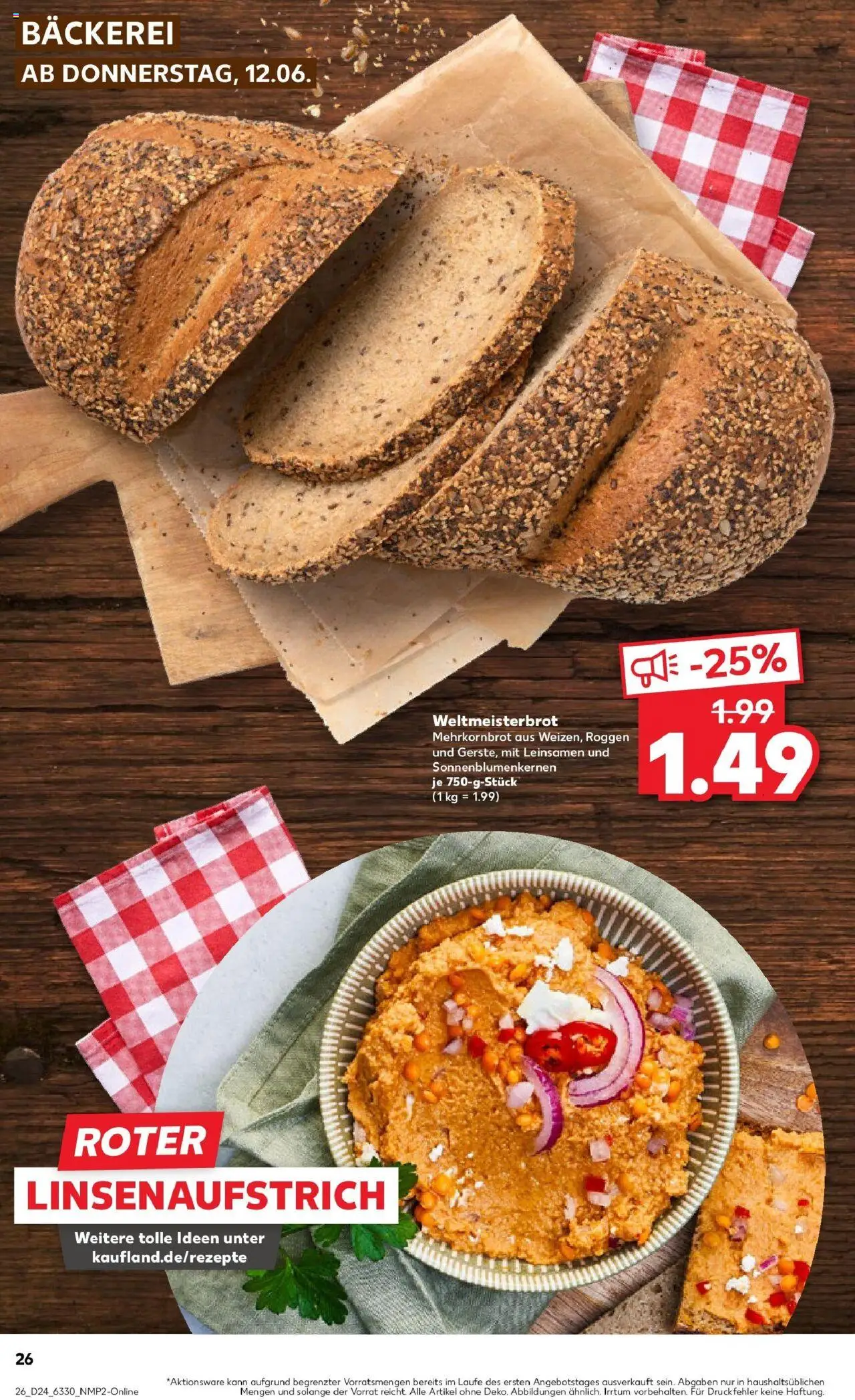 Kaufland prospekt Stadthagen	 - gültig ab dem 16.06.2025 | Seite: 41 | Produkte: Bäckerei
