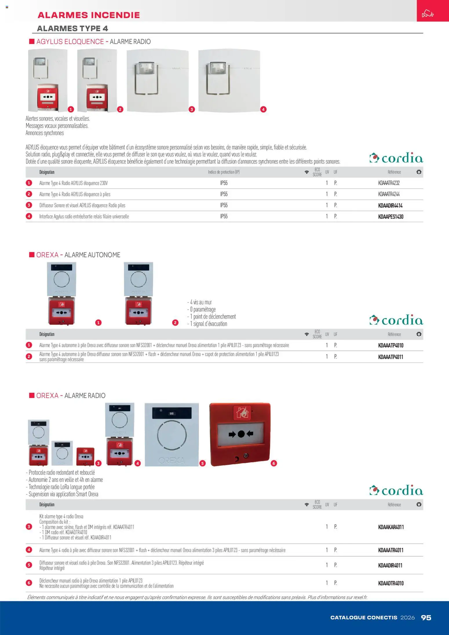 {H1} | Page: 95 | Produits: Radio, Diffuseur, Piles