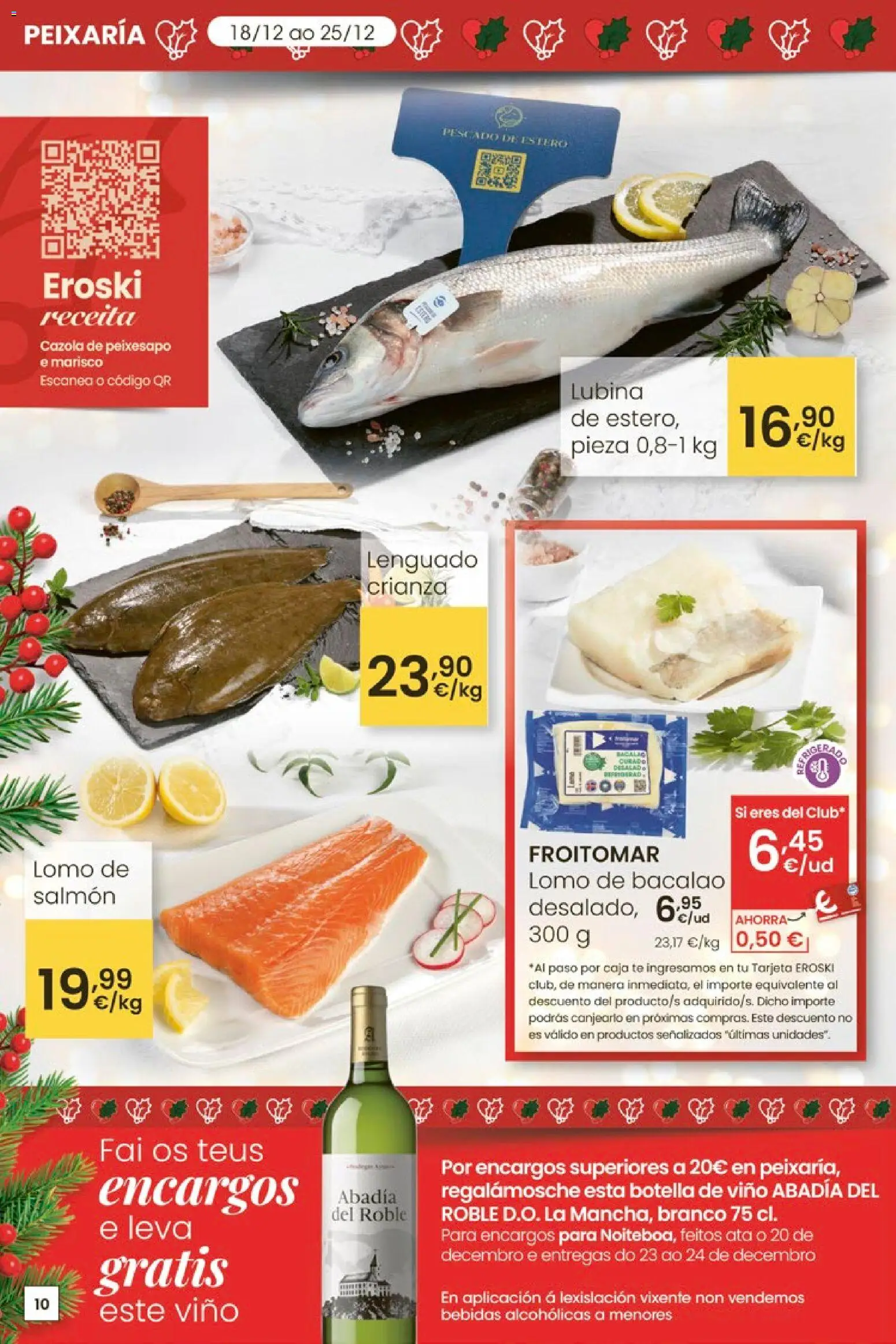Eroski - Navidad  │ válido desde el 18.12.2025 | Página: 10 | Productos: Vino, Té, Caja