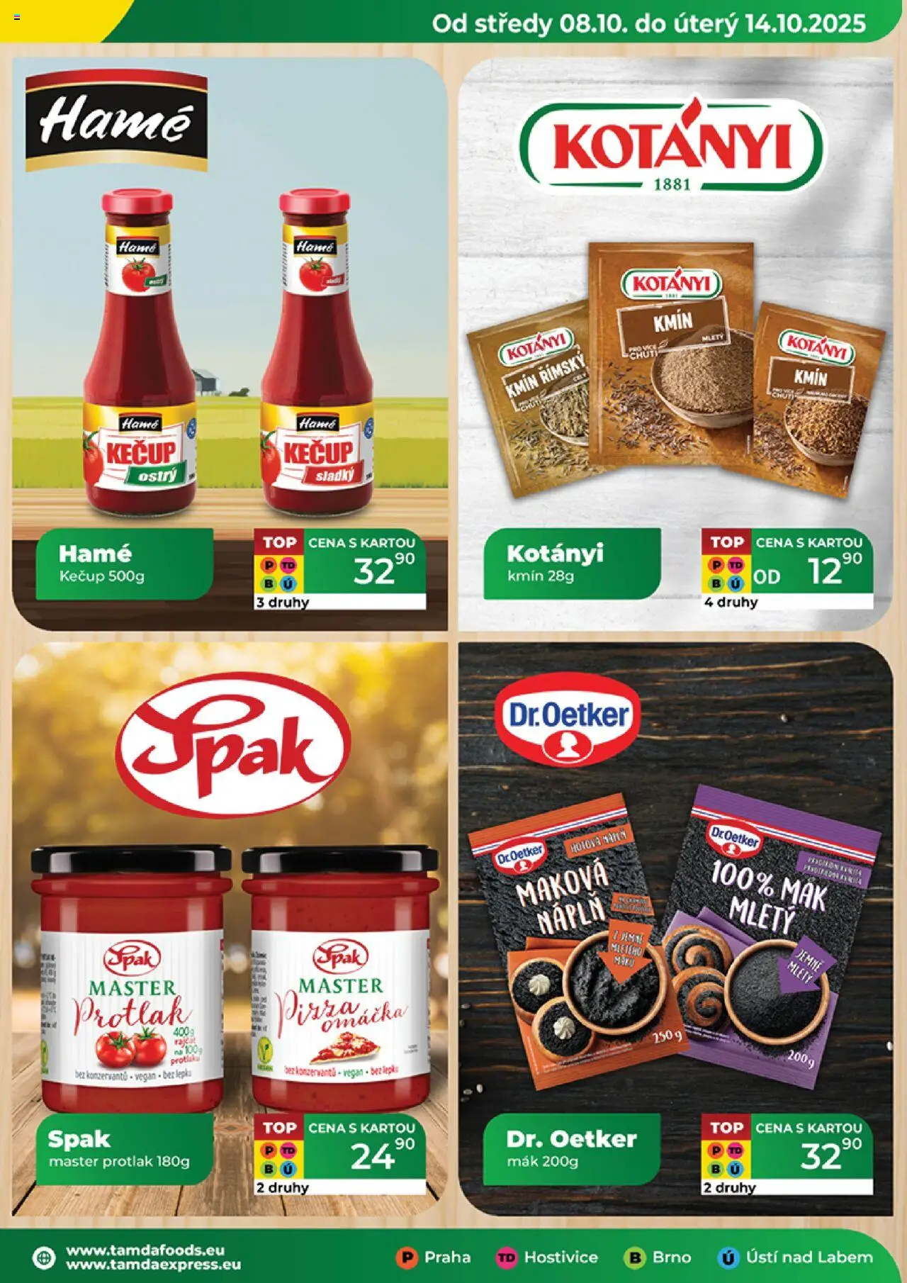 Tamda Foods leták od 08.10.2025 | Strana: 11 | Produkty: Vegan, Pizza, Kečup
