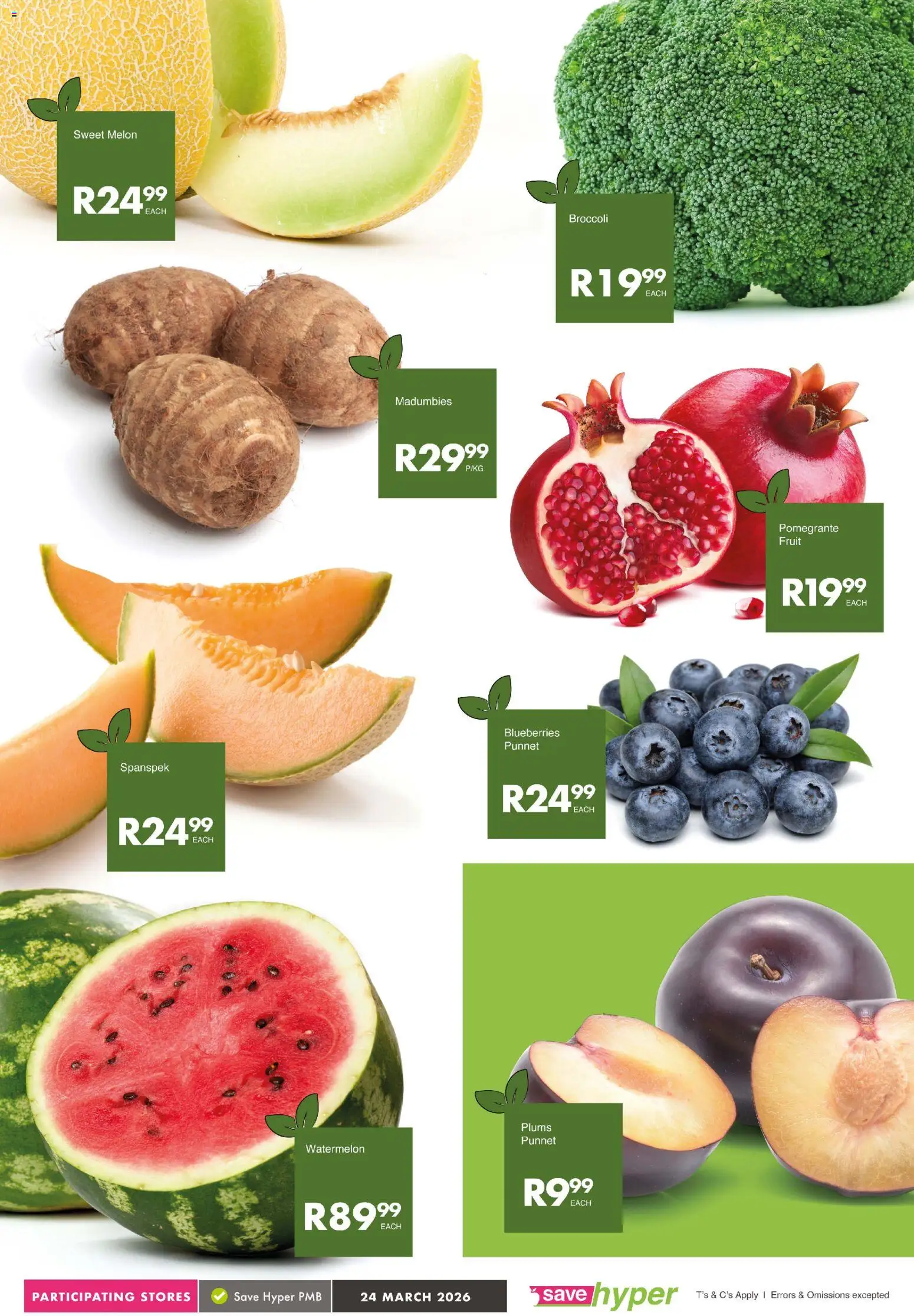 New Save catalogue – valid from 24.03.2026 | Page: 7 | Products: Blueberries, Fruit