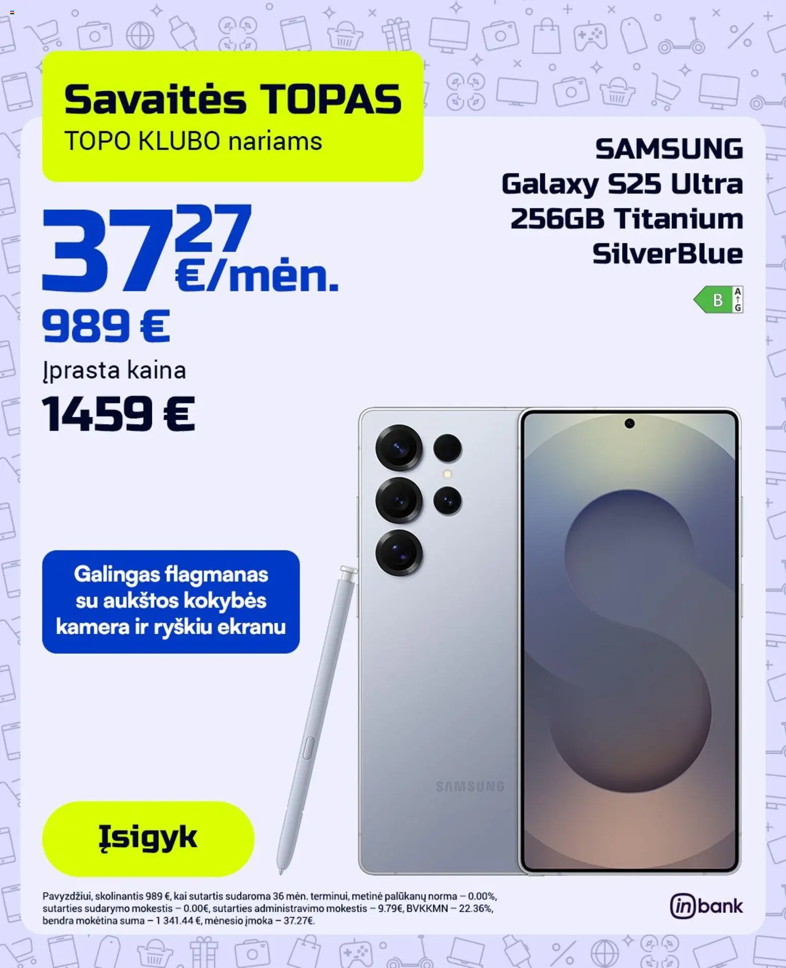 TOPOcentras akcijos nuo 21.04.2026 | Puslapis: 1 | Prekių: Kamera