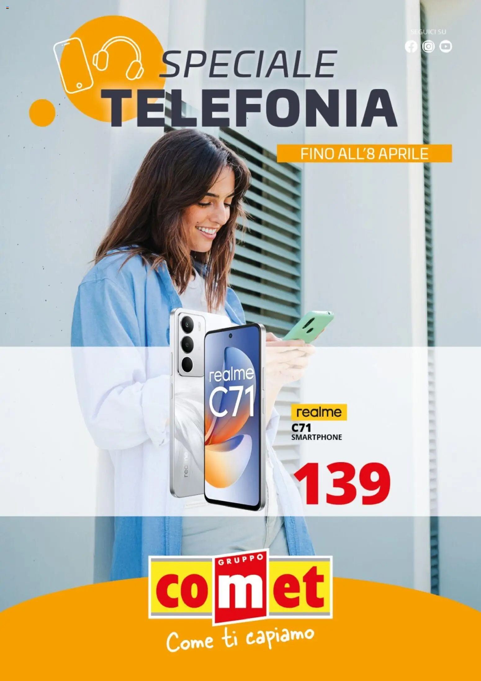 Volantino Comet del 20.03.2026 | Pagina: 1 | Prodotti: Smartphone