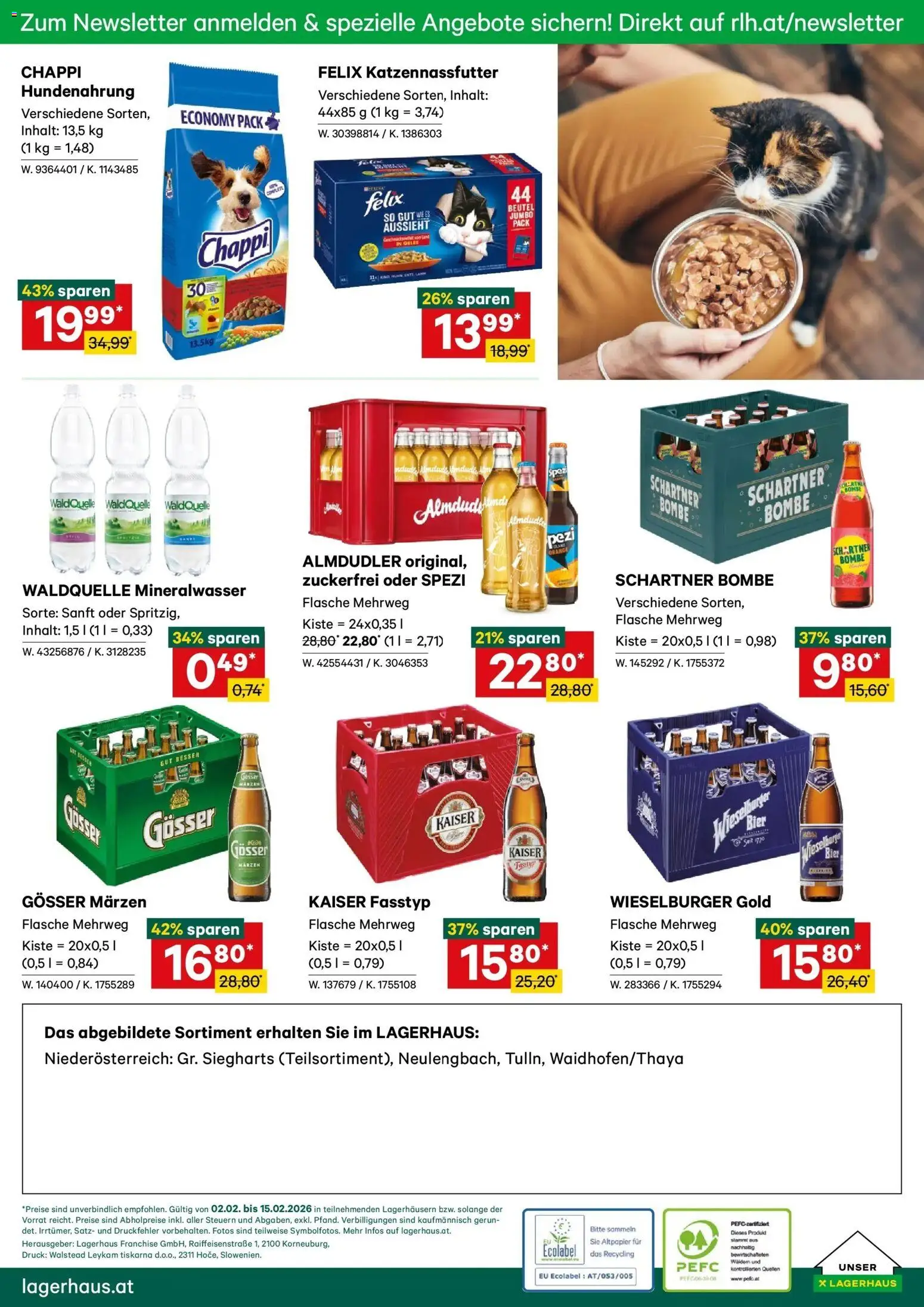 Lagerhaus  Wochen Angebote gültig ab 01.02.2026 | Seite: 8 | Produkte: Bier