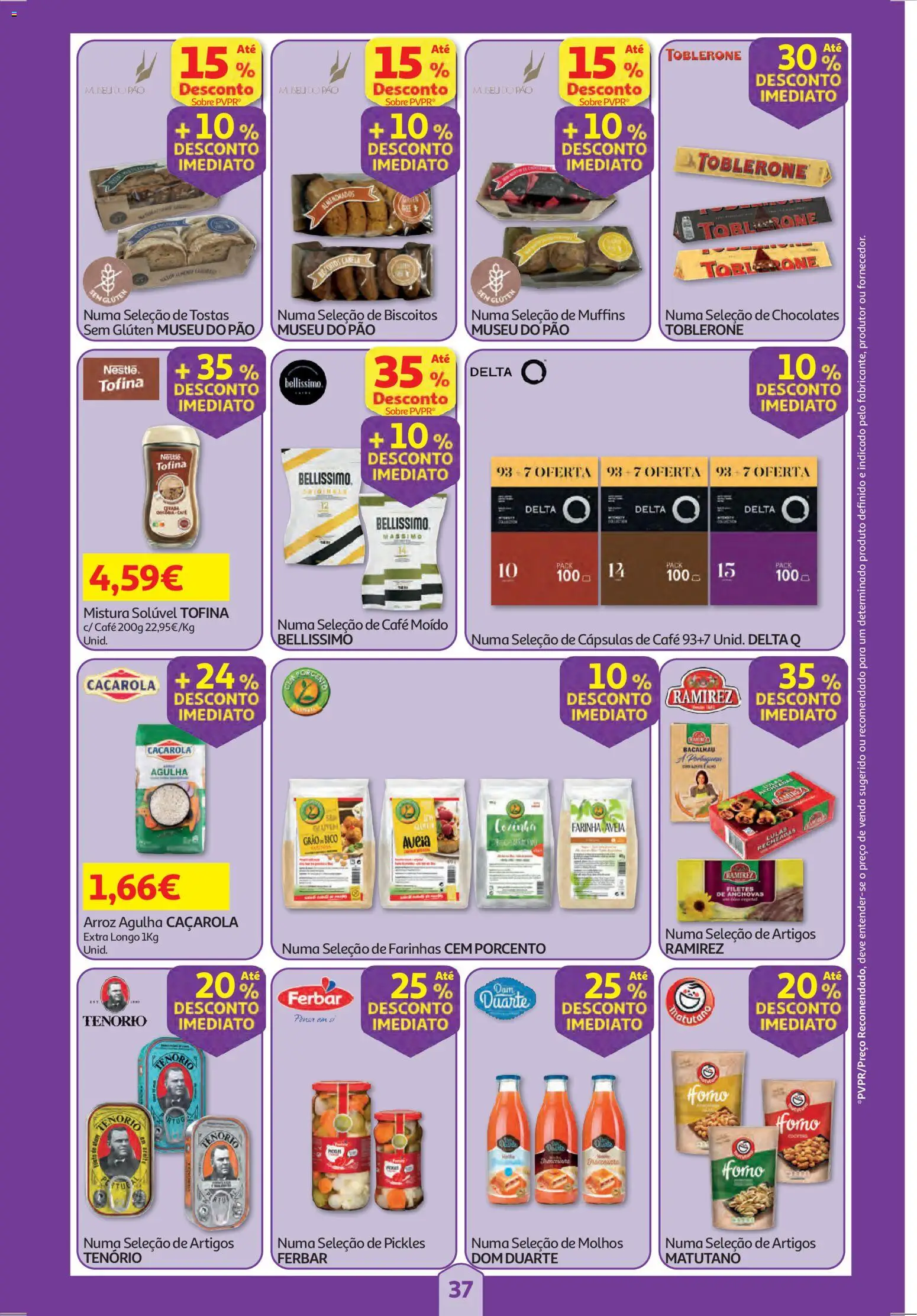 Auchan folheto │ válido de 30.04.2026 | Página: 37 | Produtos: Bacalhau, Café, Arroz, Biscoitos