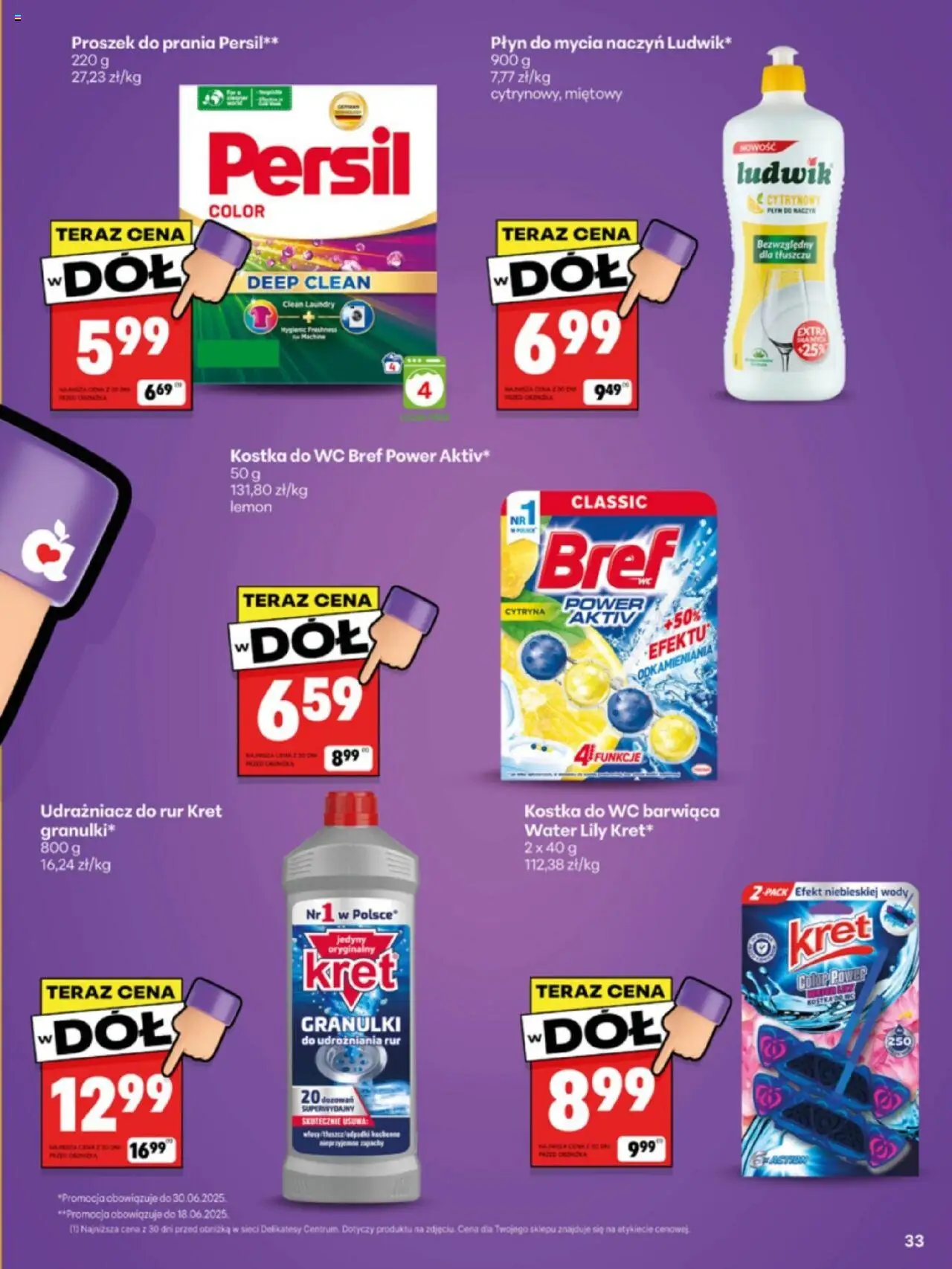 Delikatesy Centrum Gazetka - Sklepy Własne od 16.06.2025 | Strona: 33 | Produkty: Persil, Proszek do prania, Płyn do mycia naczyń, Proszek do prania Persil