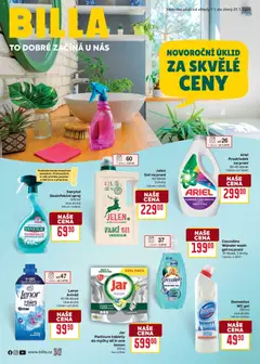 Náhled letáku Billa leták - Vše pro úklid od 07.01.2026