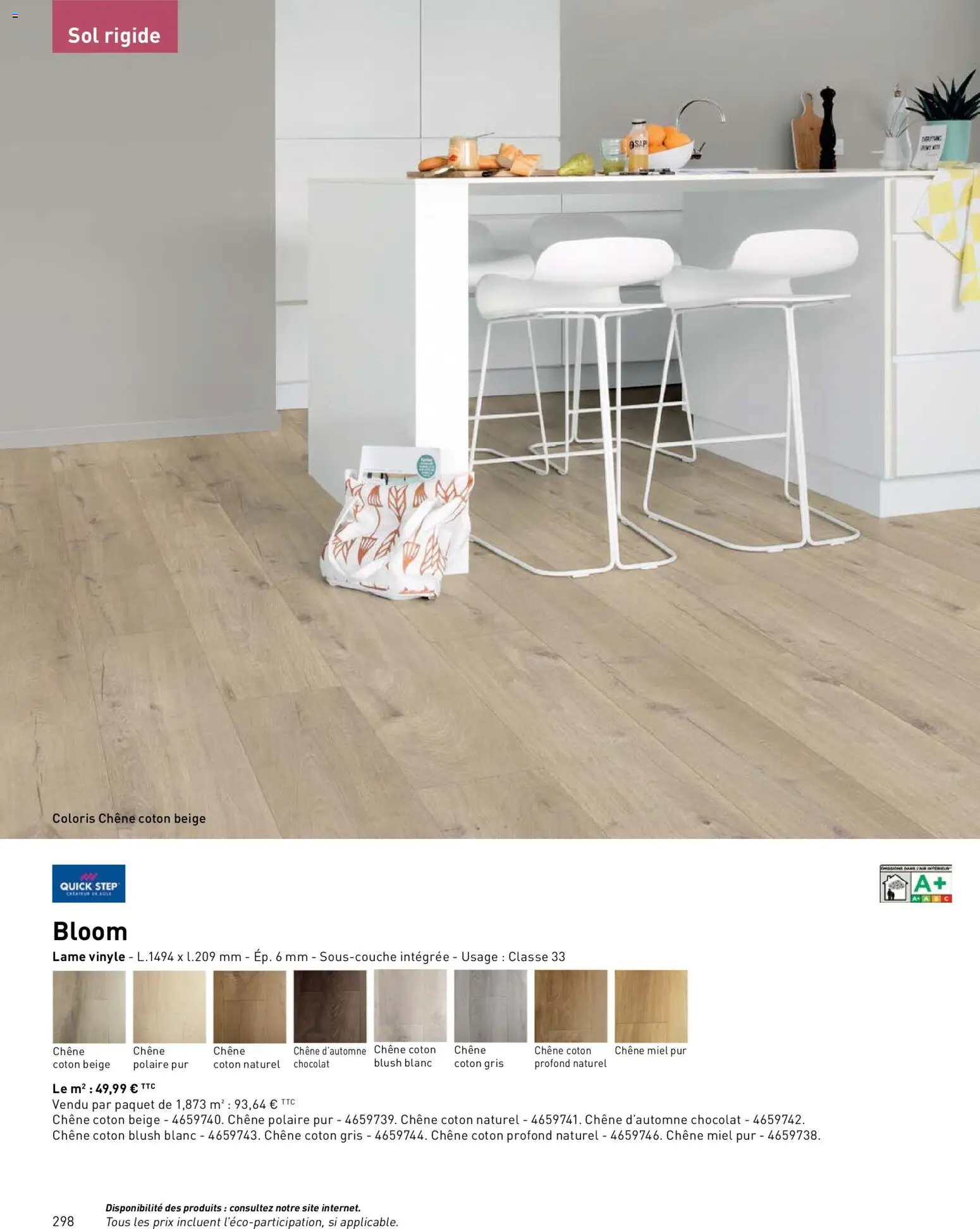 {H1} | Page: 298 | Produits: Coton, Blush, Miel, Chocolat