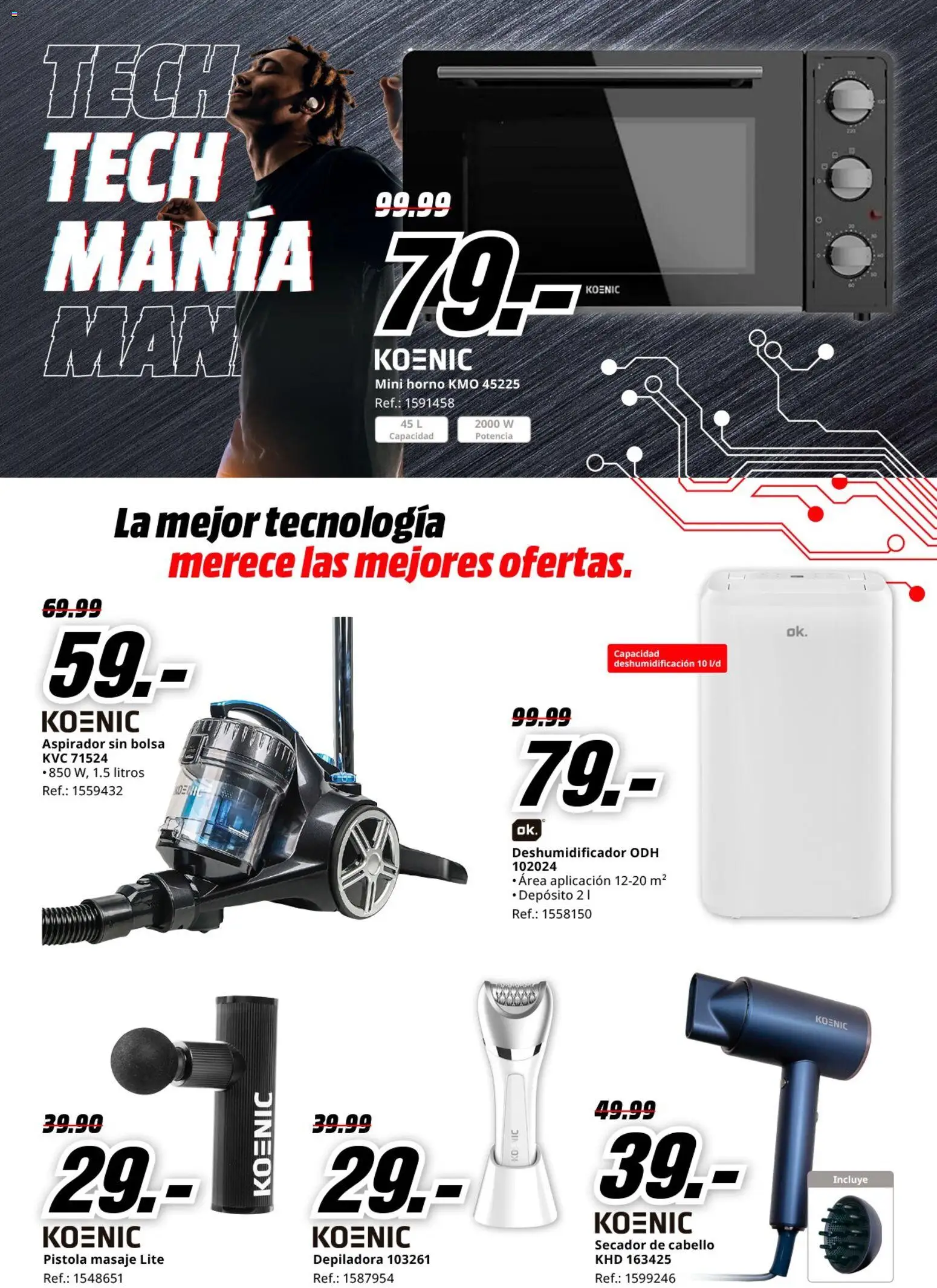 Media Markt folleto │ válido desde el 02.03.2026 | Página: 23 | Productos: Bolsa, Horno, Depiladora, Aspirador