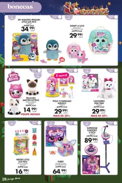 Pré-visualização Pingo Doce  Brinquedos Natal Lojas Hipers válido de 18.11.2025 | Página: 28 | Produtos: Peluches, Papagaio