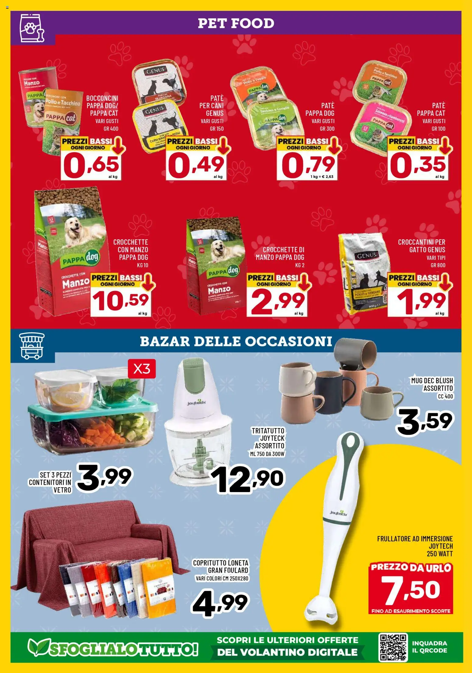 Volantino Il Centesimo del 24.10.2025 | Pagina: 14 | Prodotti: Paté, Manzo, Tacchino, Crocchette