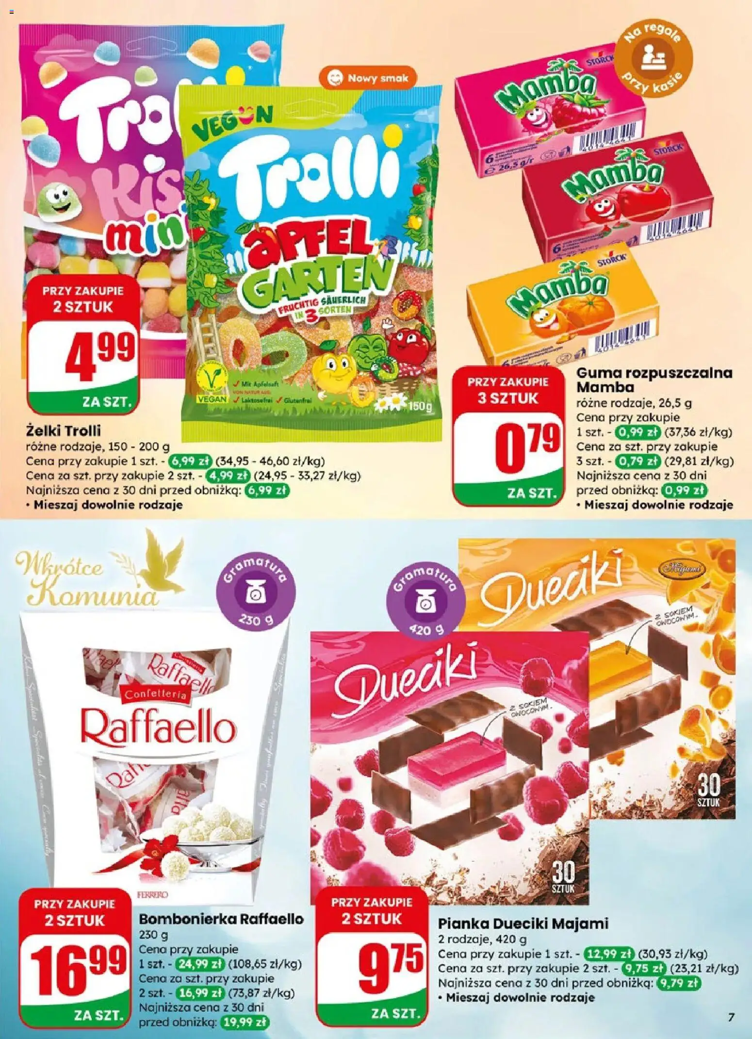 Dino gazetka od 08.04.2026 | Strona: 7 | Produkty: Bombonierka, Żelki