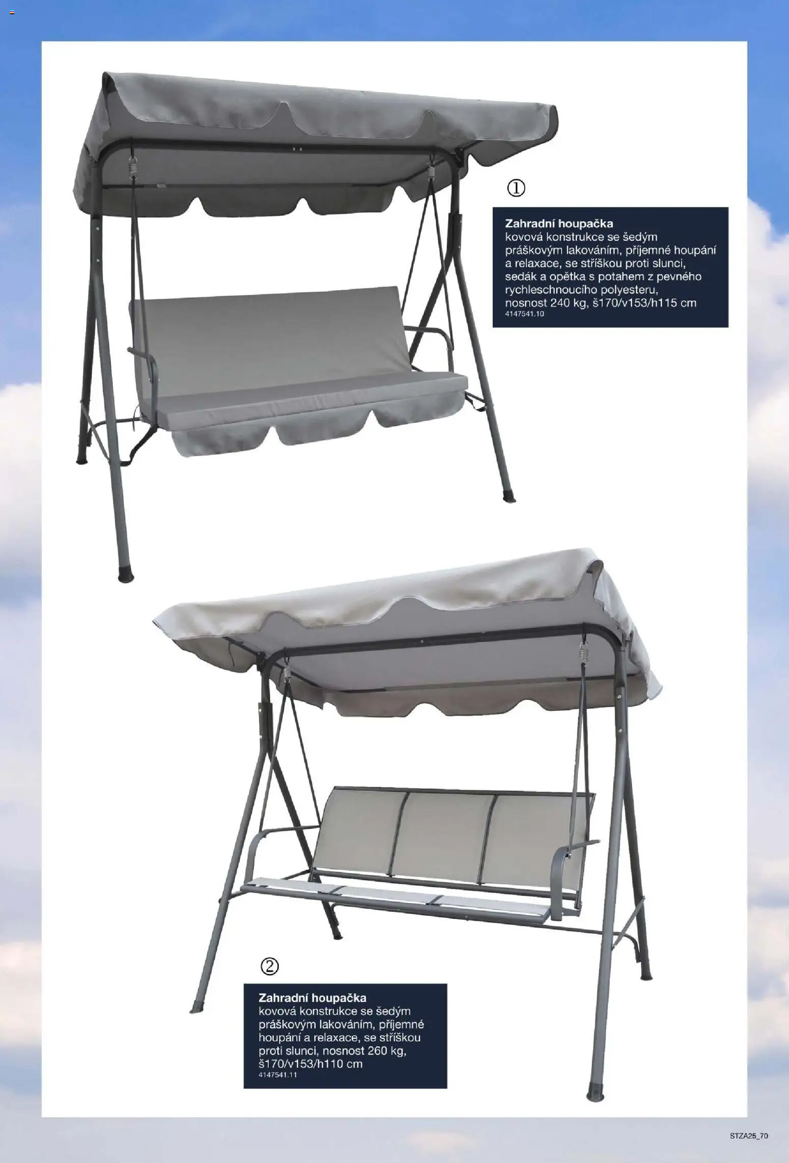Sconto nábytek katalog - Zahradní speciál od 01.01.2026 | Strana: 70 | Produkty: Zahradní houpačka, Houpačka