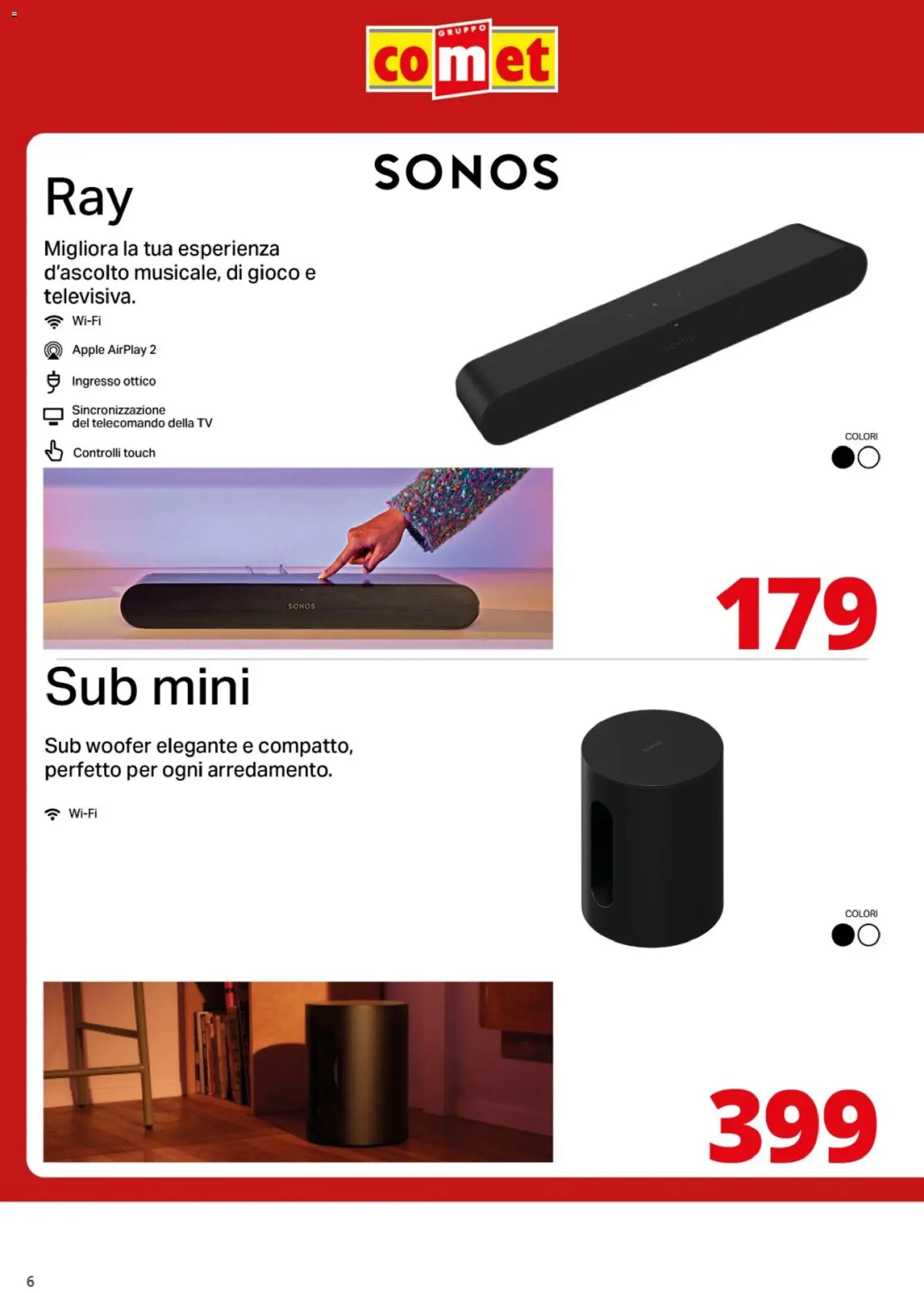 Volantino Comet del 22.11.2025 | Pagina: 6 | Prodotti: Telecomando, TV, Gioco