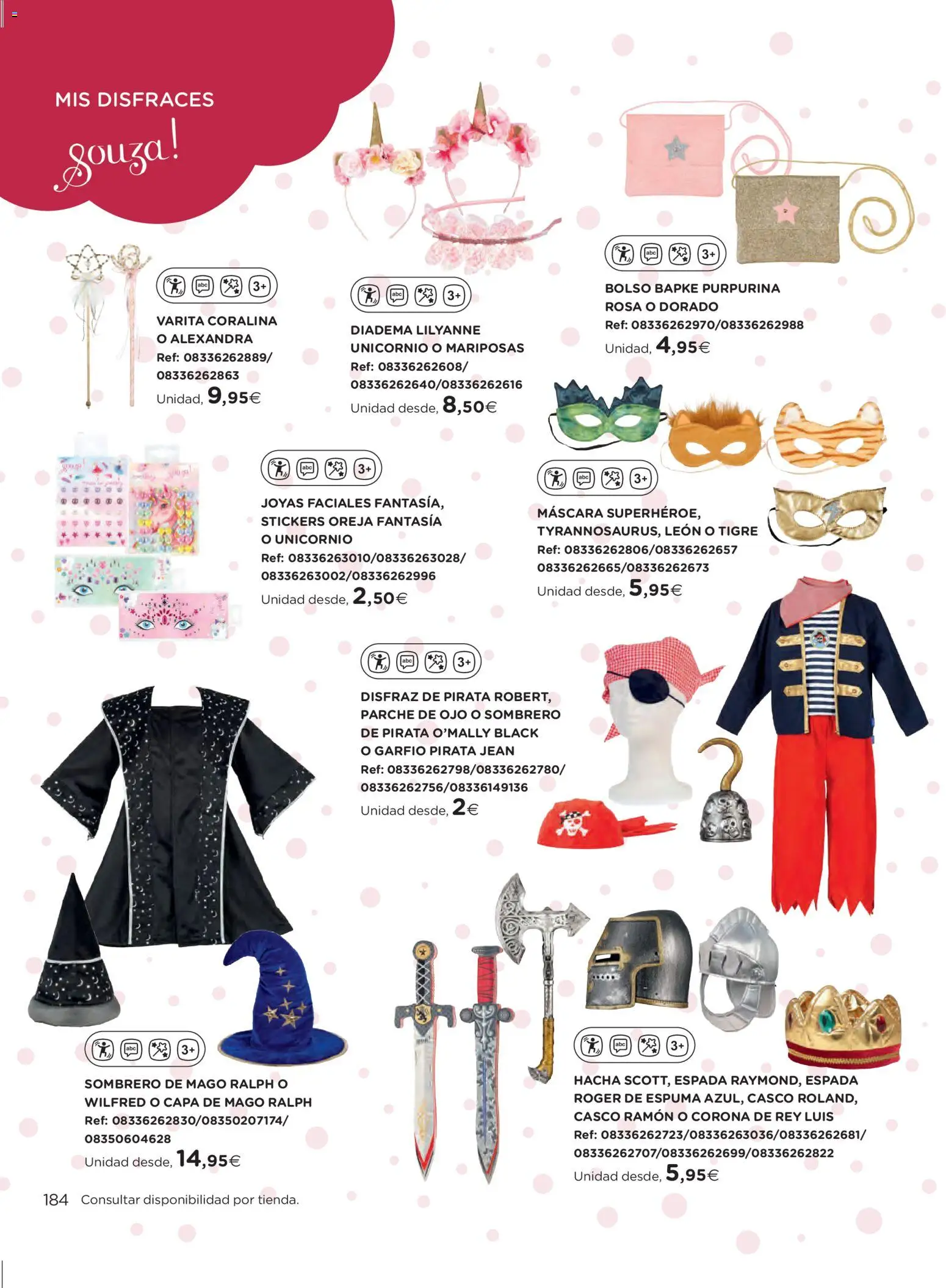 El Corte Inglés ofertas │ válido desde el 27.10.2025 | Página: 184 | Productos: Máscara, Bolso