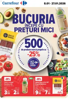 Ofertele Carrefour valabile de la 08.01.2026