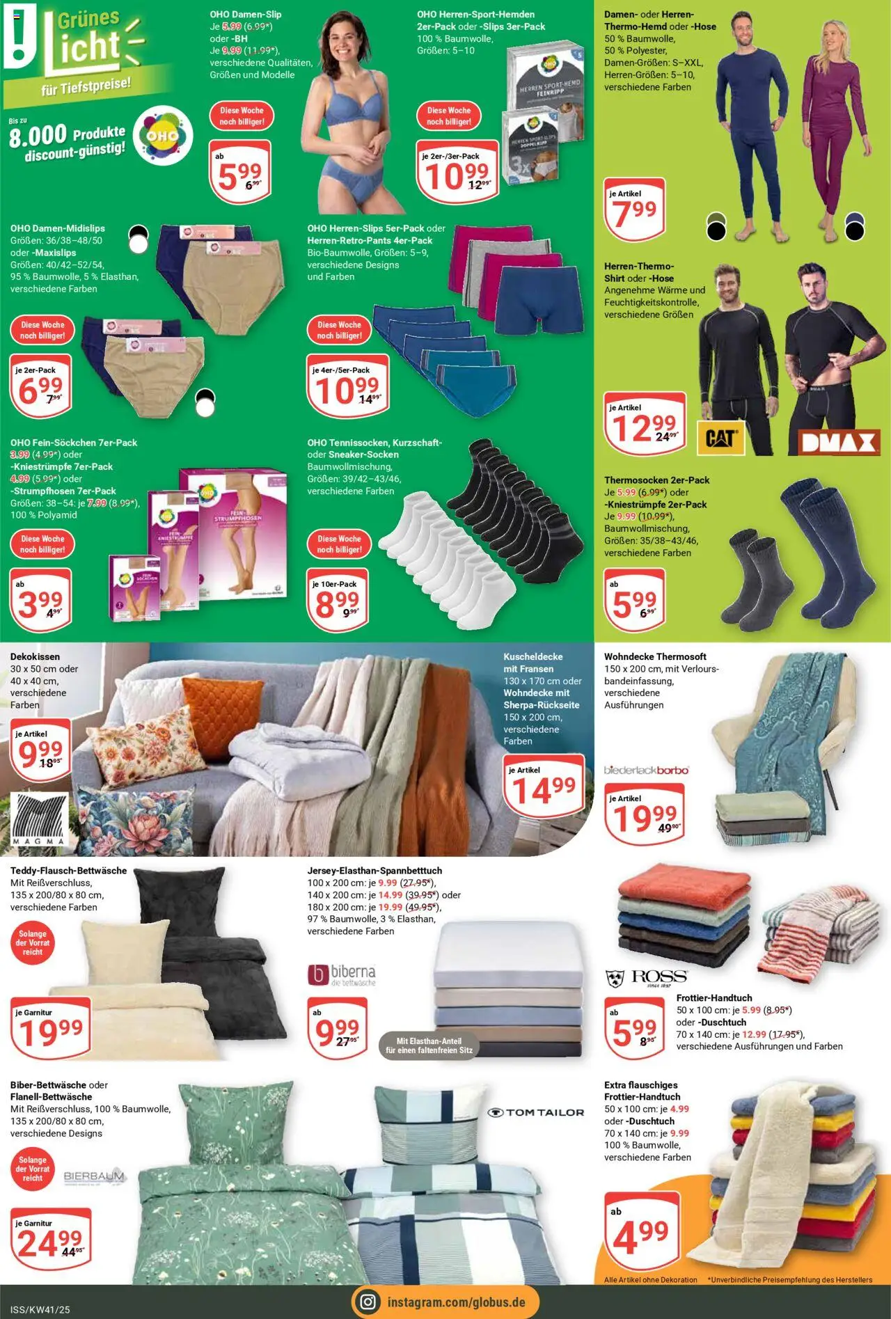Globus Prospekt 	 – gültig ab 06.10.2025 | Seite: 26 | Produkte: Shirt, Kniestrümpfe, Hose, BH