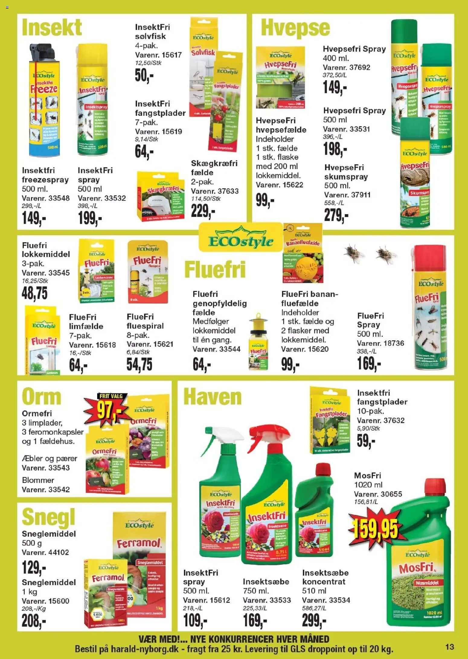 Harald Nyborg tilbudsavis – gyldig fra 09.04.2026 | Side: 13 | Produkter: Æbler, Blommer, Pærer