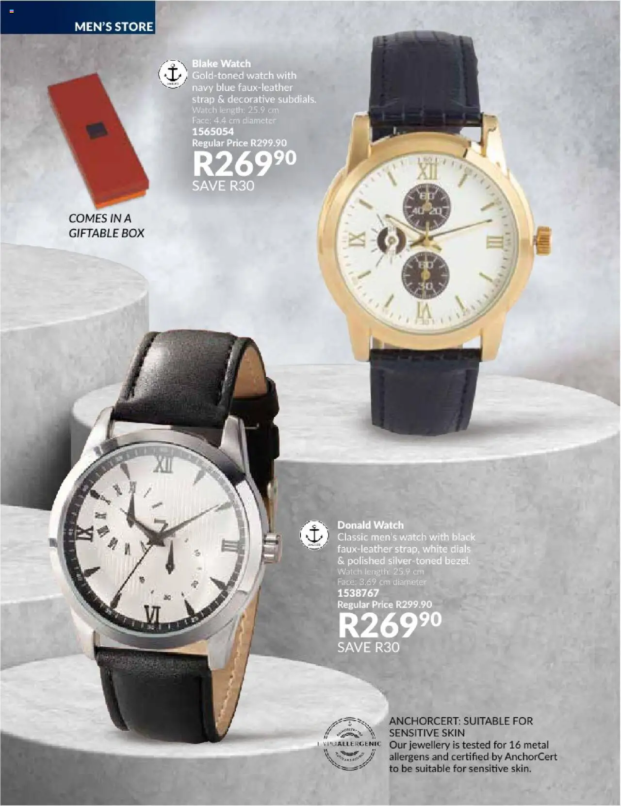 AVON Catalogue  │ valid from 01.08.2025 | Page: 86 | Products: Watch, Box