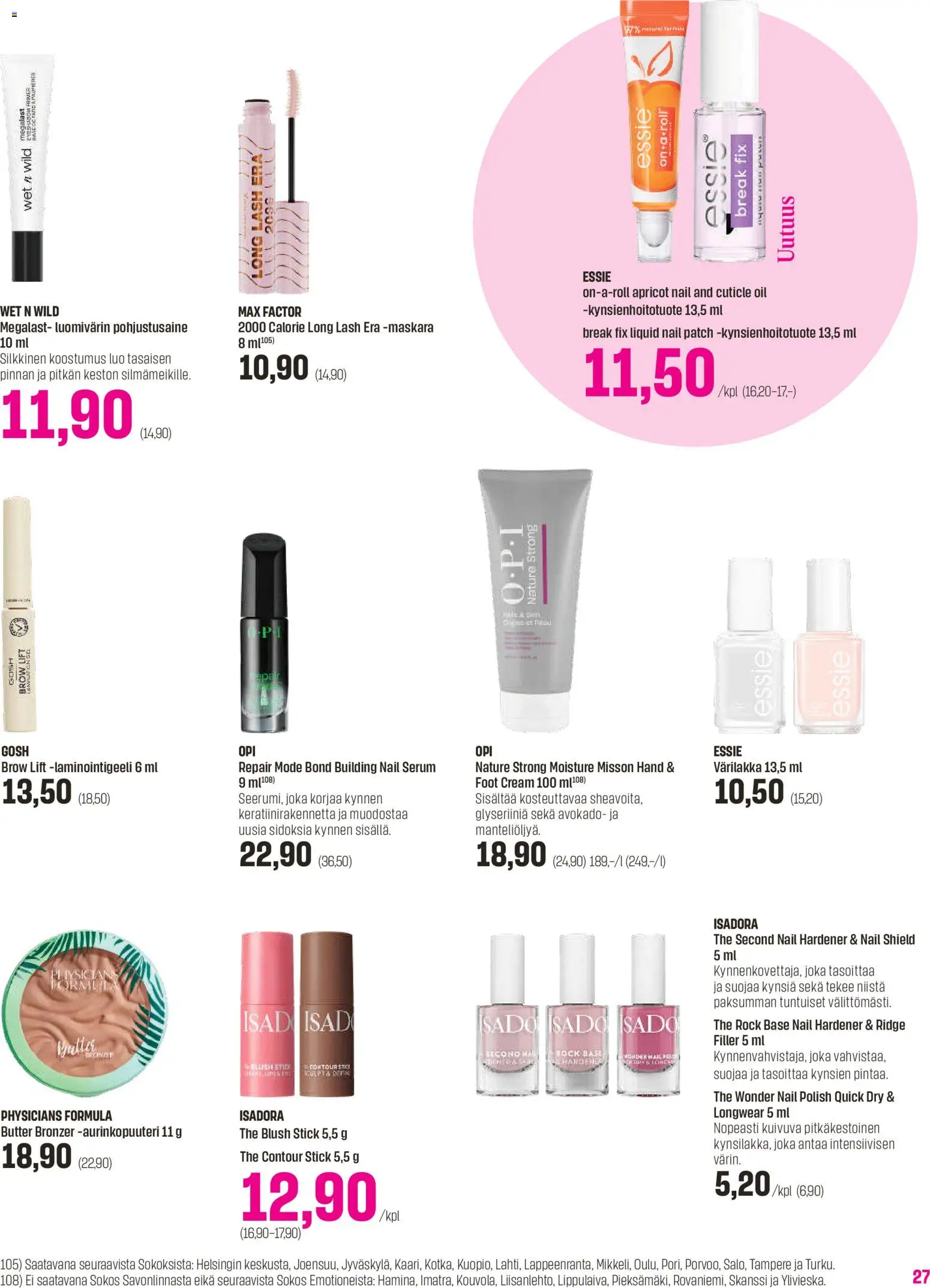 Sokos tarjoukset - Emotion 3plus1 – voimassa 25.03.2026 alkaen | Sivu: 27 | Tuotteet: Aurinkopuuteri, Avokado, Bronzer