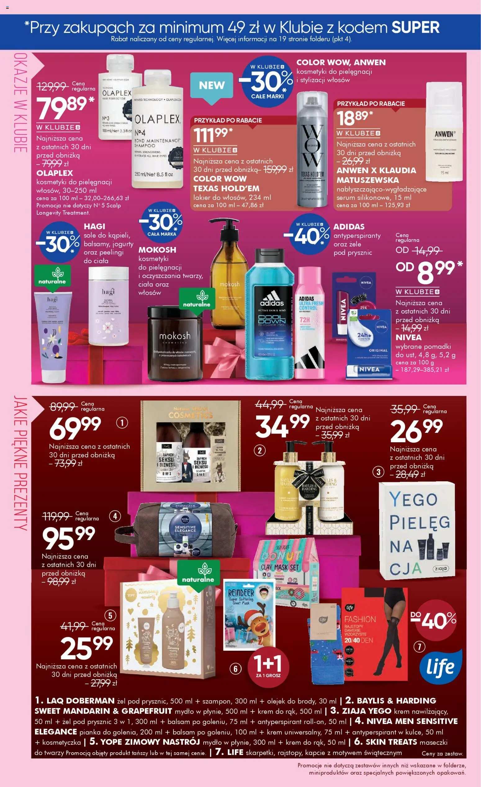 Super-pharm Gazetka od 12.12.2025 | Strona: 4 | Produkty: Rajstopy, Maseczki, Zapach, Krem