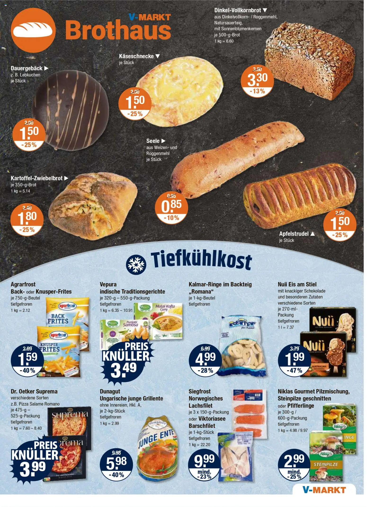 V-Markt - München – gültig ab 23.10.2025 | Seite: 5 | Produkte: Nuii eis, Pfifferlinge, Pizza, Eis