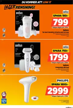 Power erbjudanden - Förhandsvisning av reklamblad från butik Power aktuell från 23.03.2026 | Sida: 57 | Produkter: Epilator