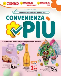 Anteprima del volantino Conad volantino Convenienza Più Lazio valido a partire dal 18.03.2026