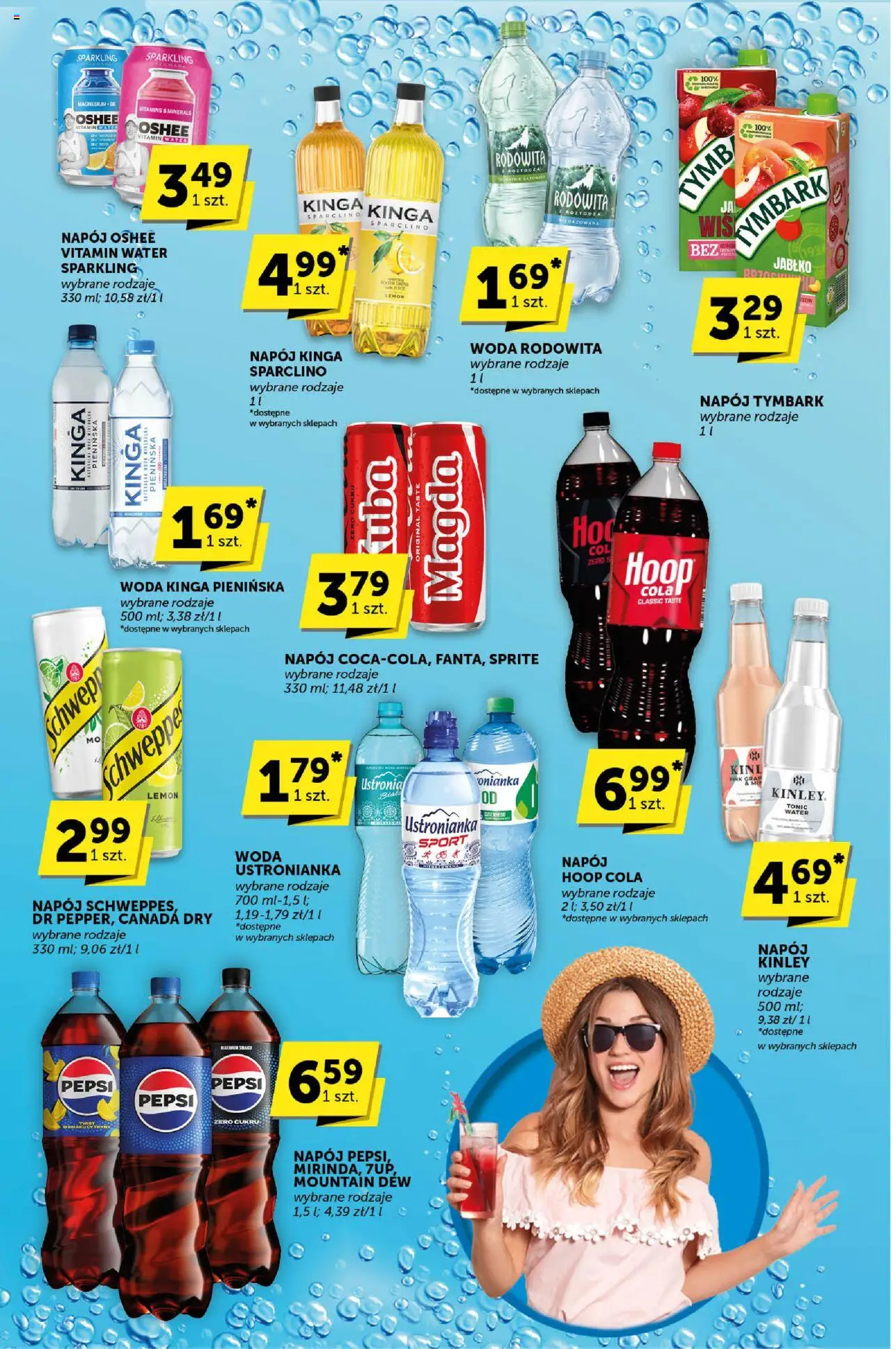Groszek Gazetka - Katalog od 07.08.2025 | Strona: 25 | Produkty: Pepsi, Sprite, Woda