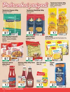 KTC katalog | vrijedi od 17.09.2025 | Stranica: 16 | Proizvodi: Mlinci, Tjestenina, Vegeta, Suncokret