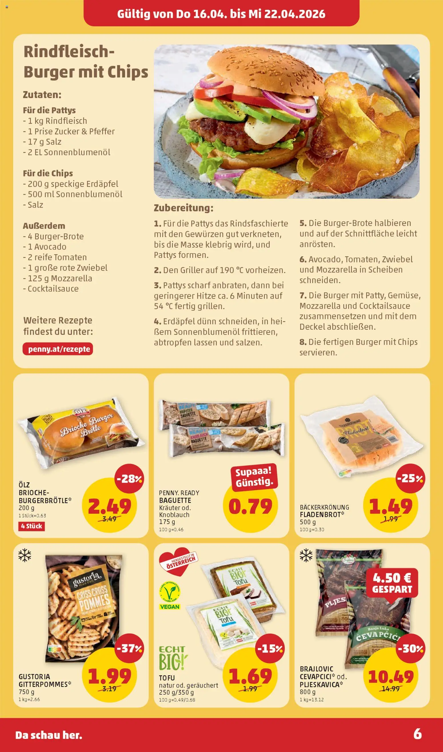 Penny Markt Grillzeit ist die beste Zeit gültig ab 16.04.2026 | Seite: 6 | Produkte: Chips, Pfeffer, Knoblauch, Tomaten