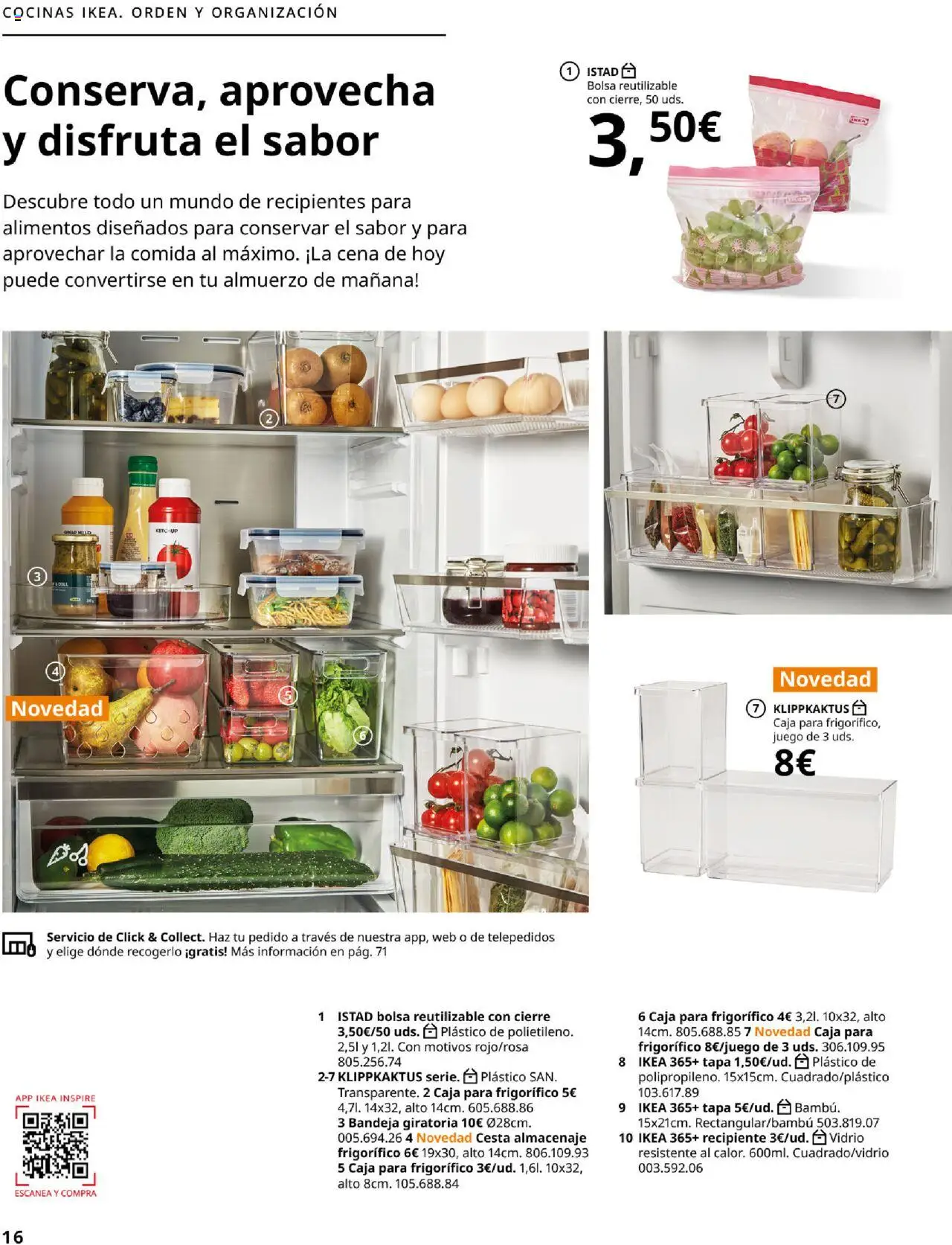 Catálogo IKEA Accesorios y decoración │ válido desde el 25.09.2025 | Página: 16 | Productos: Bolsa, Bandeja, Caja, Cesta