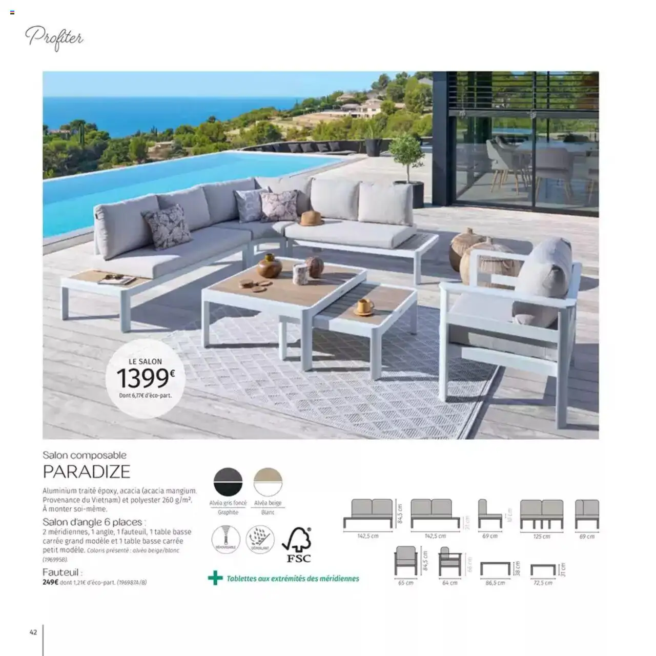  | Page: 42 | Produits: Fauteuil, Table basse, Table
