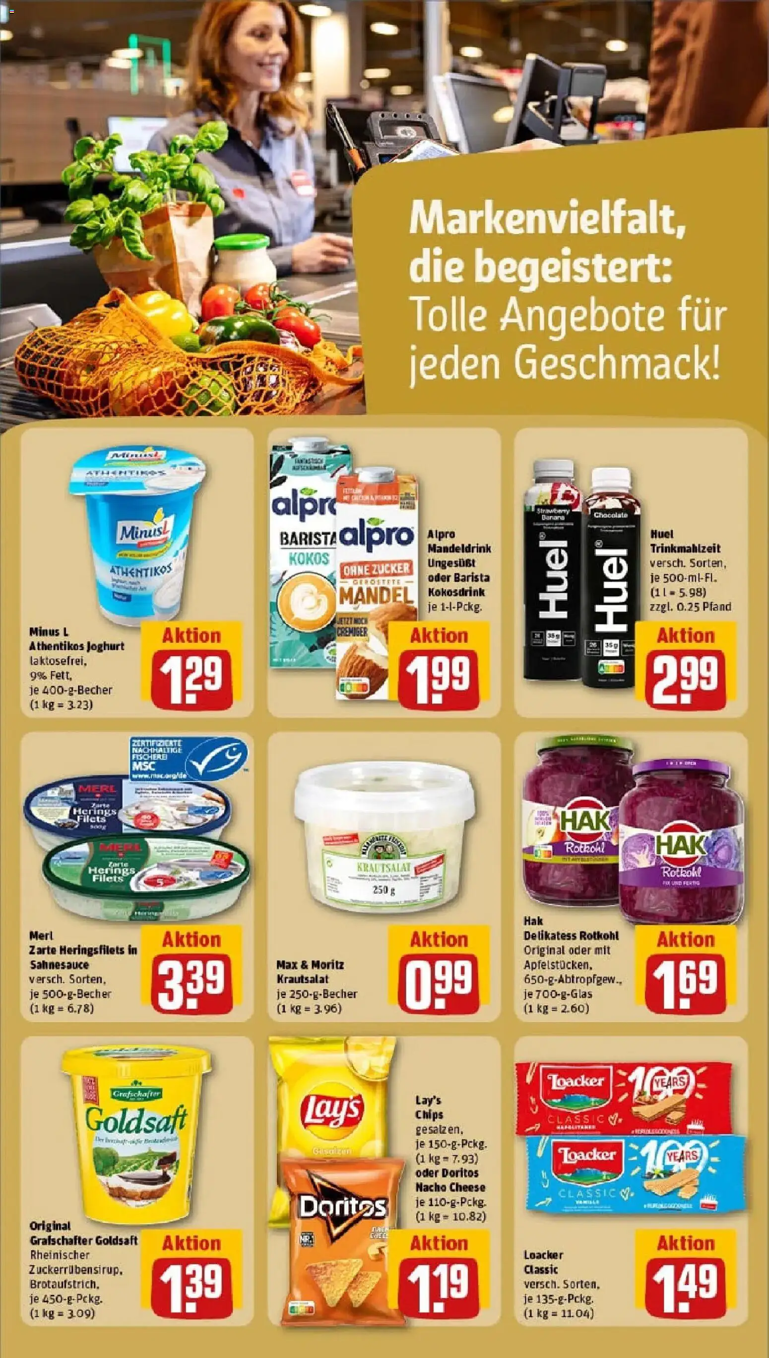 Rewe prospekt Dormagen	 – gültig ab 10.11.2025 | Seite: 17 | Produkte: Joghurt, Alpro, Zucker, Chips