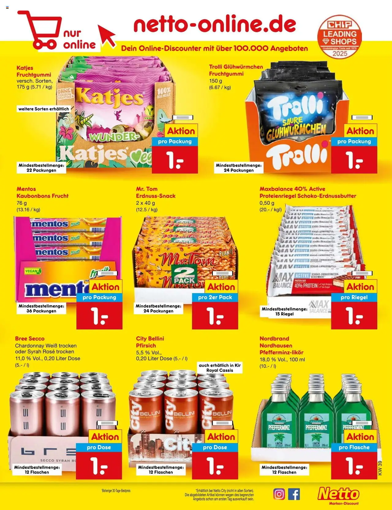 Netto Marken-Discount Prospekt 	 – gültig ab 22.09.2025 | Seite: 57 | Produkte: Katjes, Bree, Pfirsich