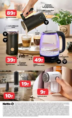 Pogląd oferty "Netto gazetka - Non Food" - ważna od 26.01.2026 | Strona: 3 | Produkty: Czajnik, Mleka, Golarka, Młynek do kawy