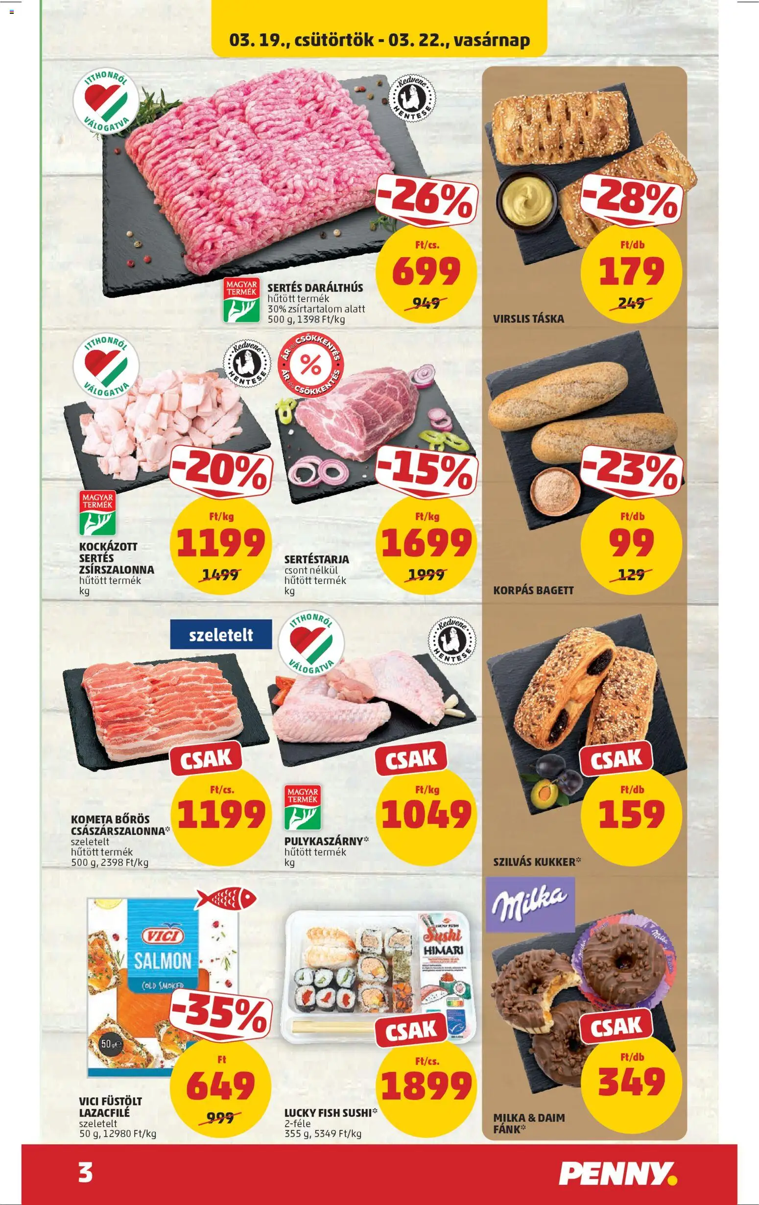 PENNY Akciós Újság 2026.03.19.-tól/töl - fantasztikus ajánlatokat! 🛍️ | Magyarország