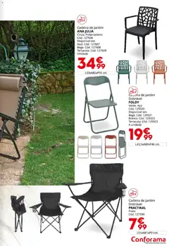 Pré-visualização Conforama Jardim válido de 19.03.2026 | Página: 25 | Produtos: Câmera, Cadeira