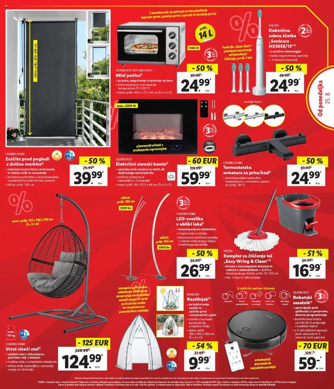 Lidl katalog │ velja od 21.08.2025 | Stran: 5 | Izdelki: Prevleka, Stol, Krtaca, Časovnik