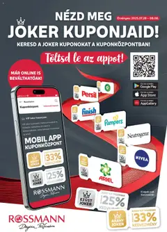 Rossmann Szórólap - amely érvényes a következő dátumtól: 28.07.2025