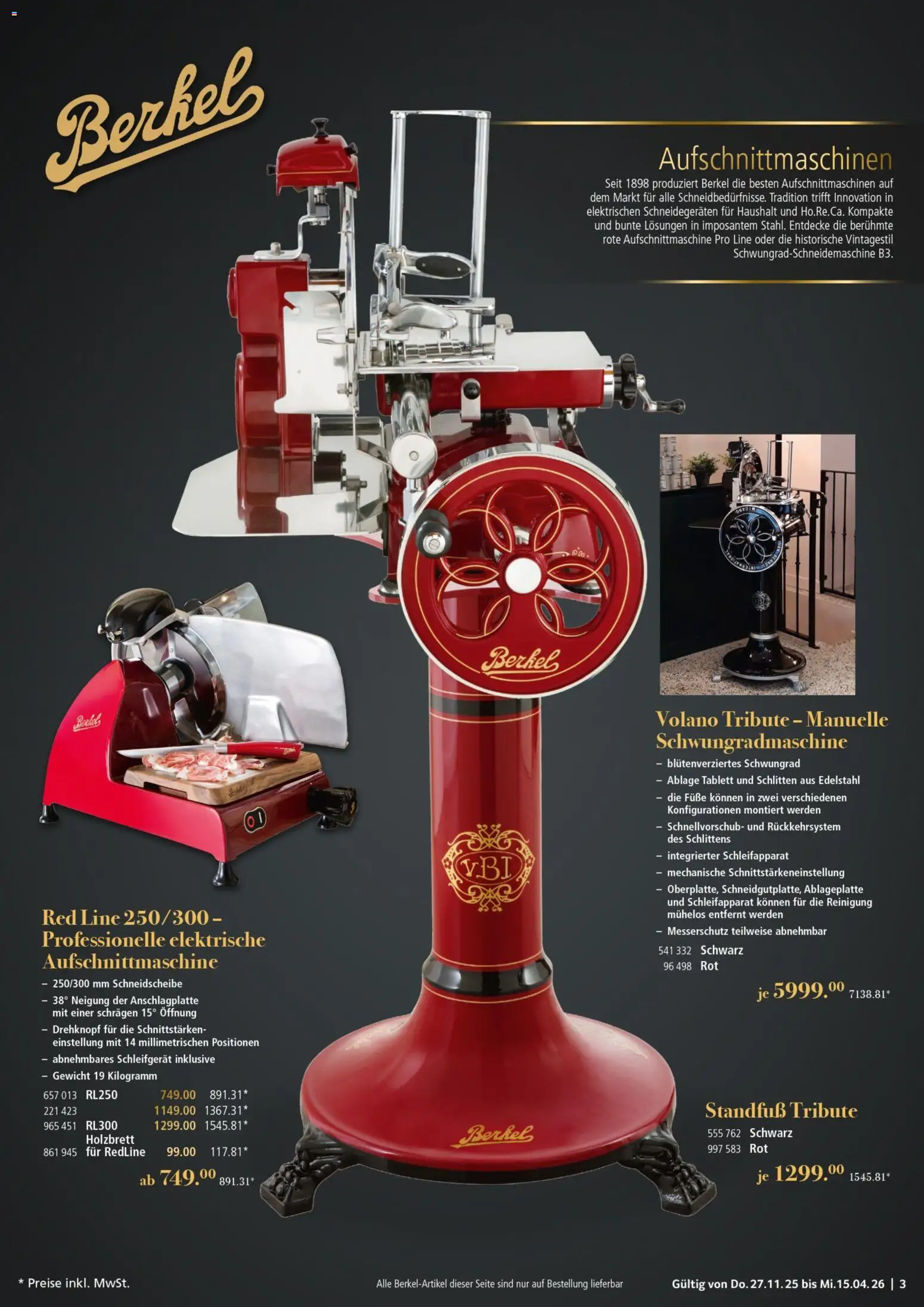 Selgros Kochen & Servieren – gültig ab 27.11.2025 | Seite: 3 | Produkte: Gewicht