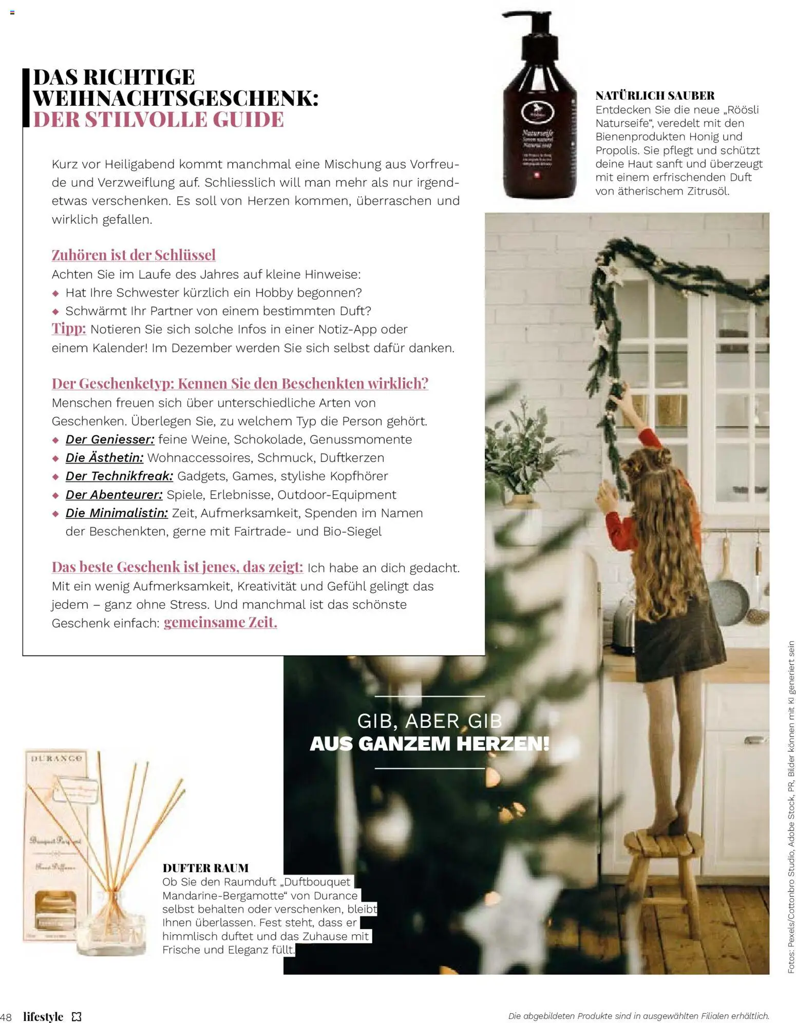 Müller Magazin – gültig ab 14.11.2025 | Seite: 48 | Produkte: Duft, Kopfhörer, Bilder