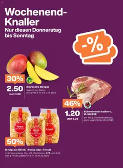 Migros Aktionen ab 07.10.2025 gültig | Seite: 24 | Produkte: Pasta, Mango