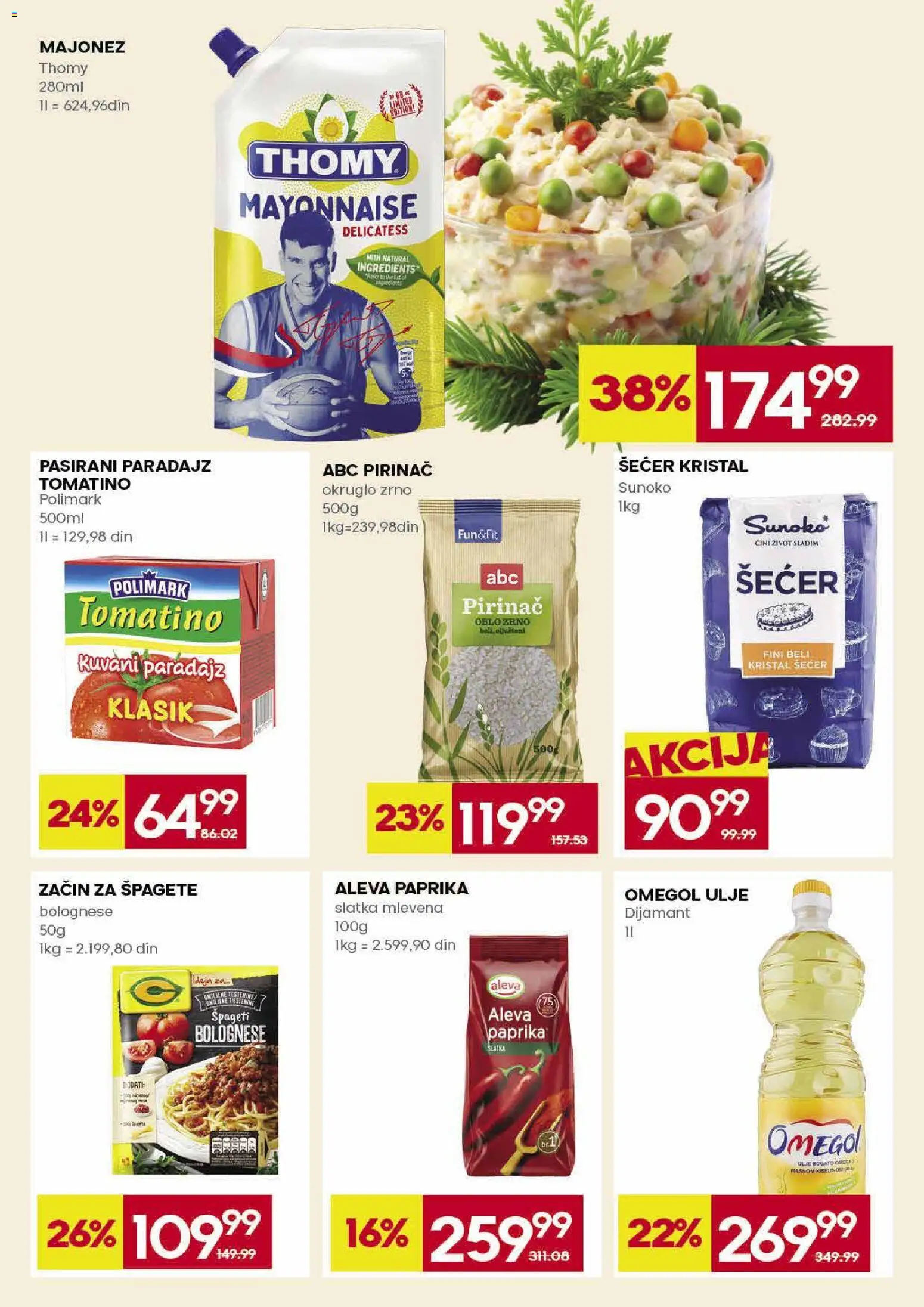 Roda katalog - važi od 23.04.2026 | Strana: 18 | Proizvode: Pasirani paradajz, Šećer, Ulje, Paradajz