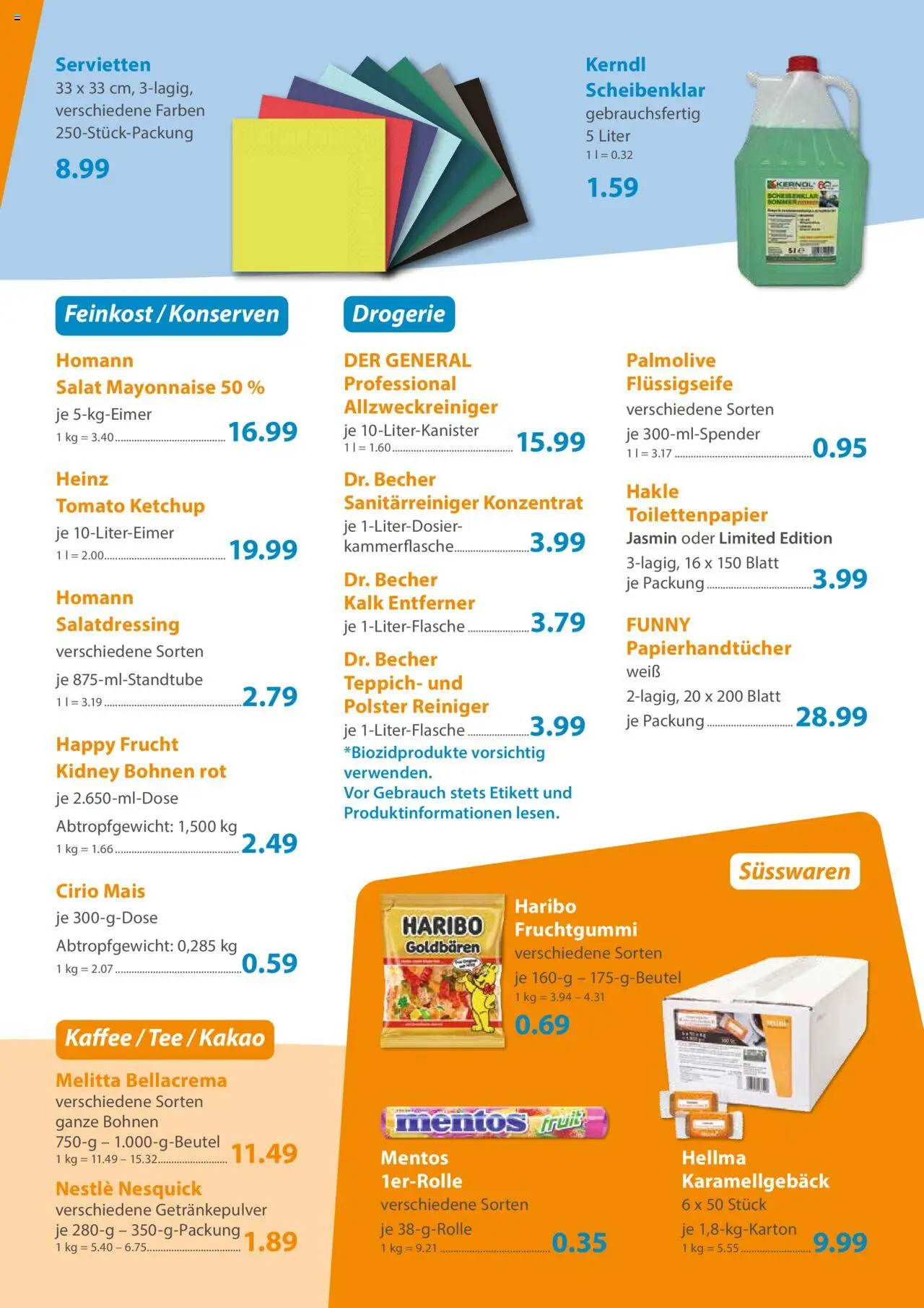 C&C Prospekt - gültig ab dem 11.08.2025 | Seite: 3 | Produkte: Melitta, Teppich, Ketchup, Toilettenpapier