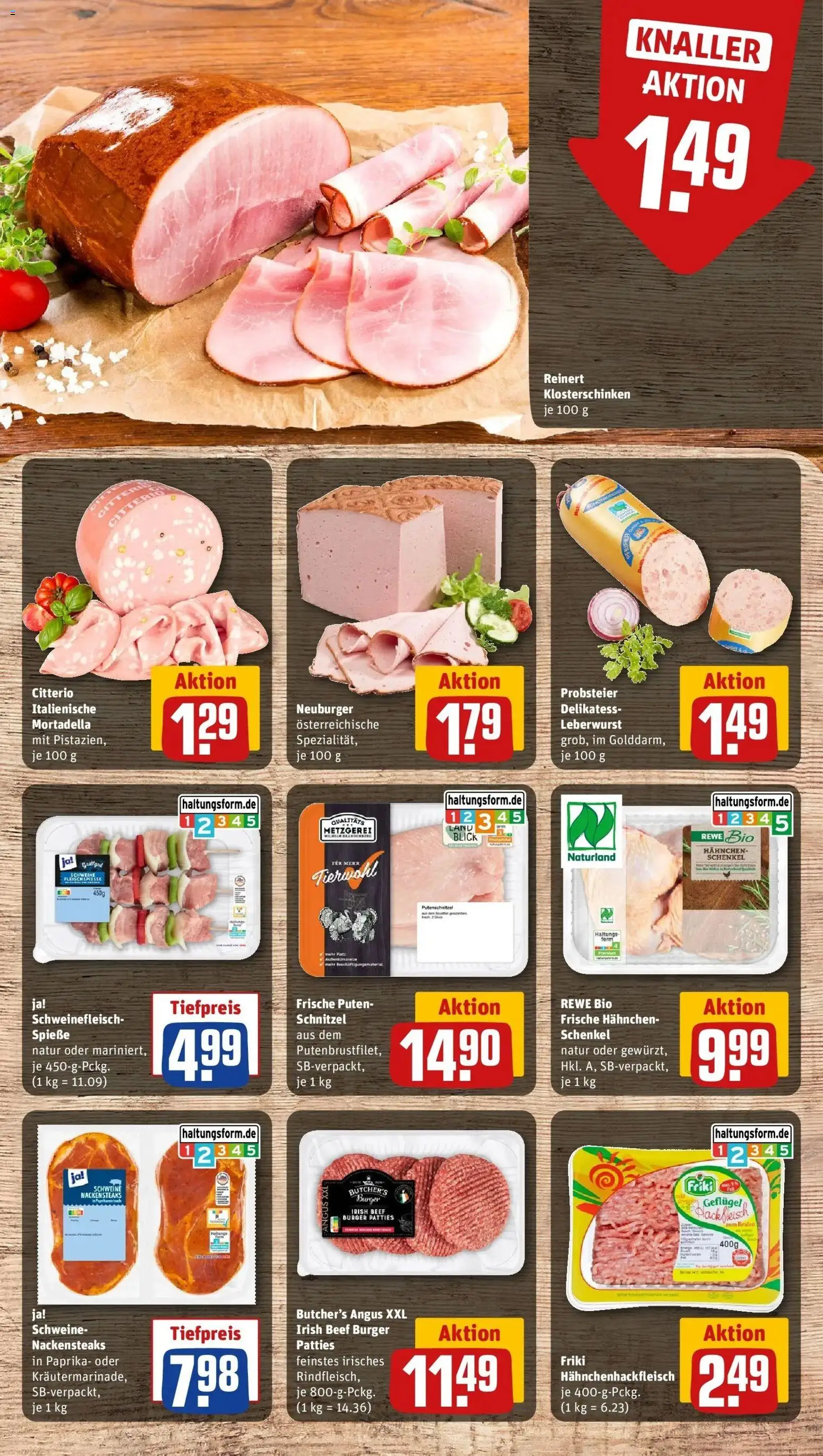 Rewe Prospekt Langenfeld	 – gültig ab 15.03.2026 | Seite: 10 | Produkte: Burger, Schnitzel, Paprika, Schweinefleisch
