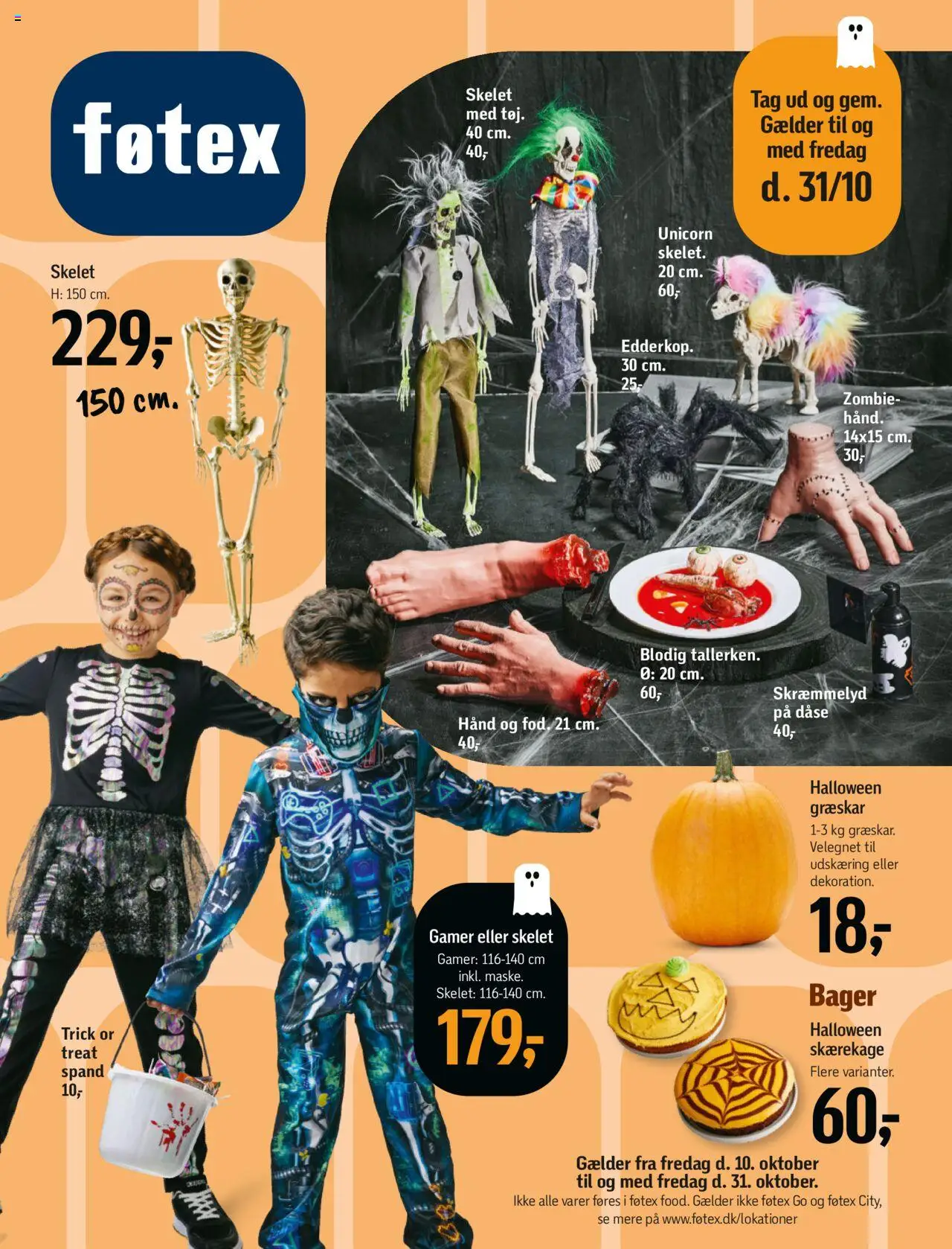Føtex tilbudsavis – gyldig fra 10.10.2025 | Side: 1 | Produkter: Græskar