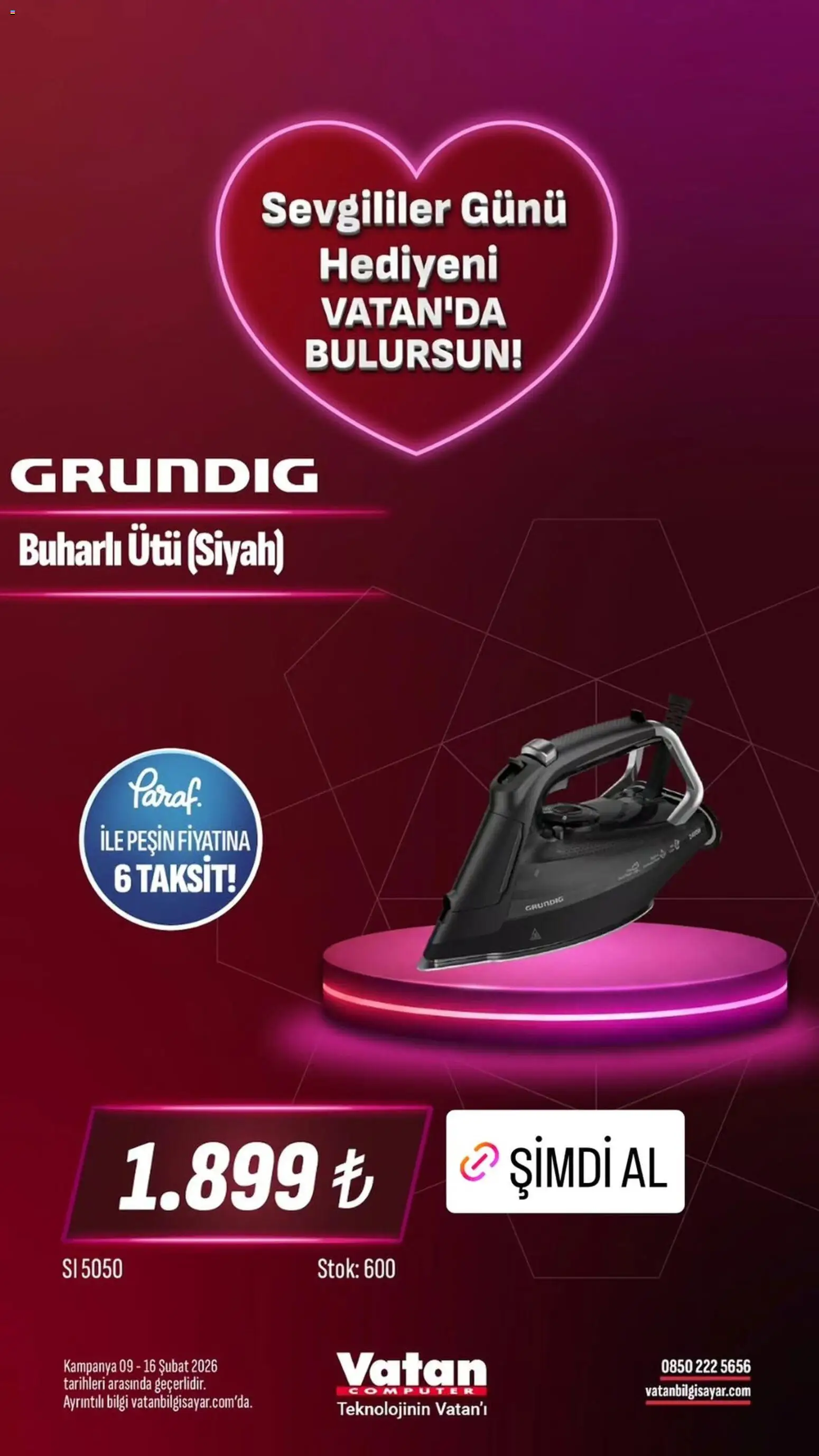 Vatan Bilgisayar İndirim - 09.02.2026 tarihinden itibaren geçerlidir | Sayfa: 6