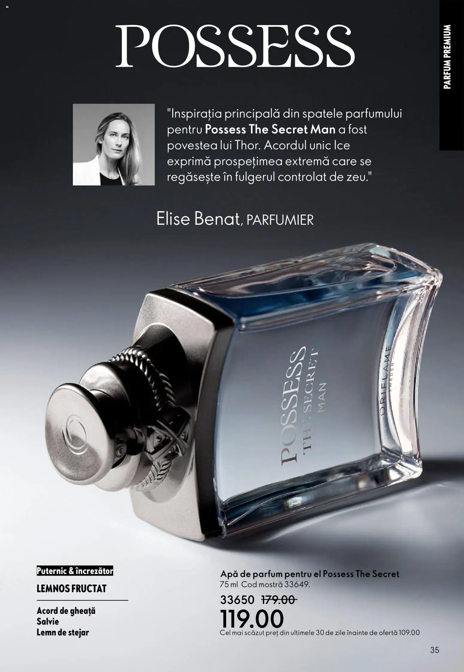 Noul catalog Oriflame – valabil de la 21.01.2026 | Pagină: 35 | Produse: Apă de parfum, Parfum, Apă